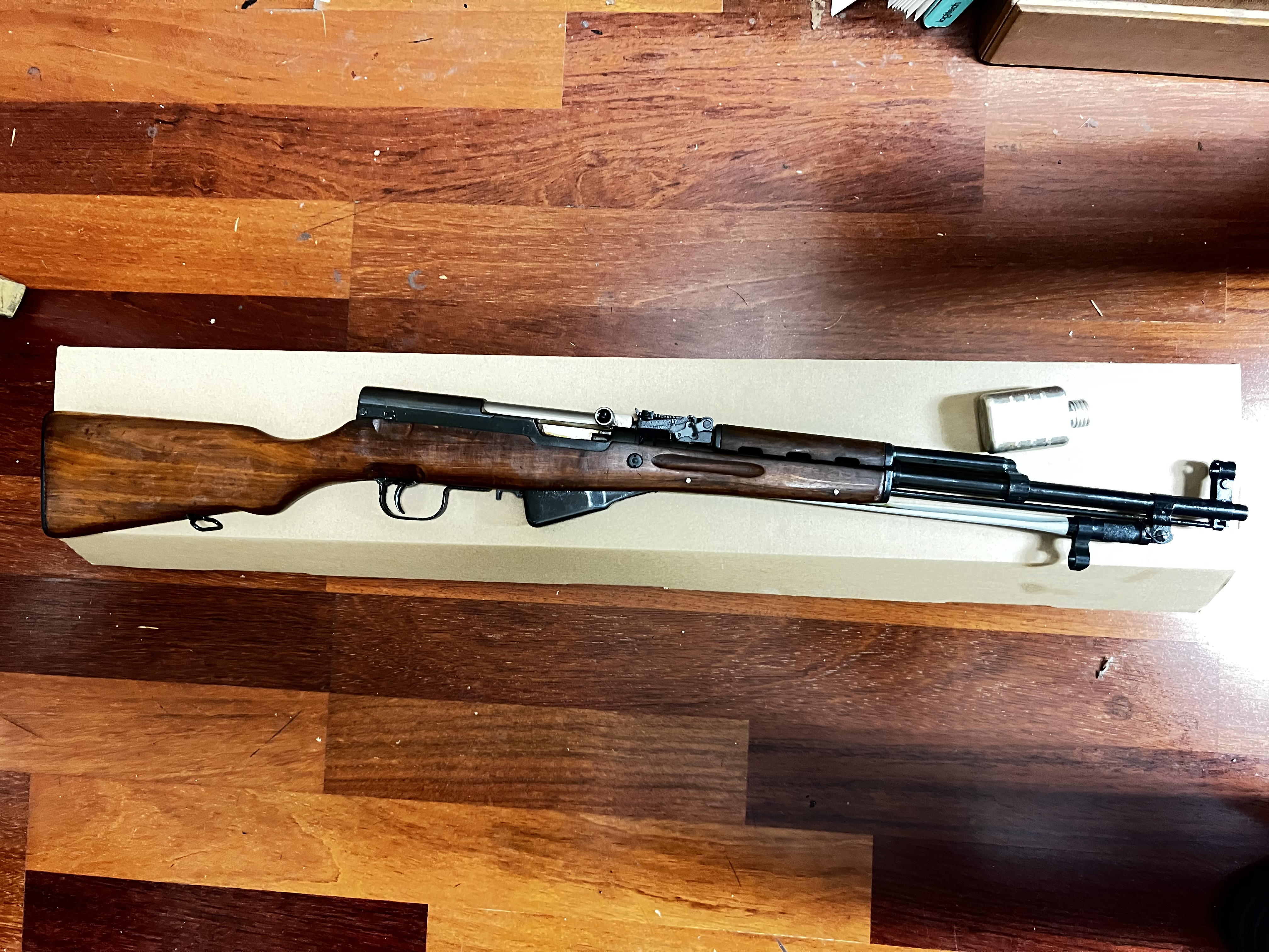 Photo of SKS  Chinese SKS blade rifle 