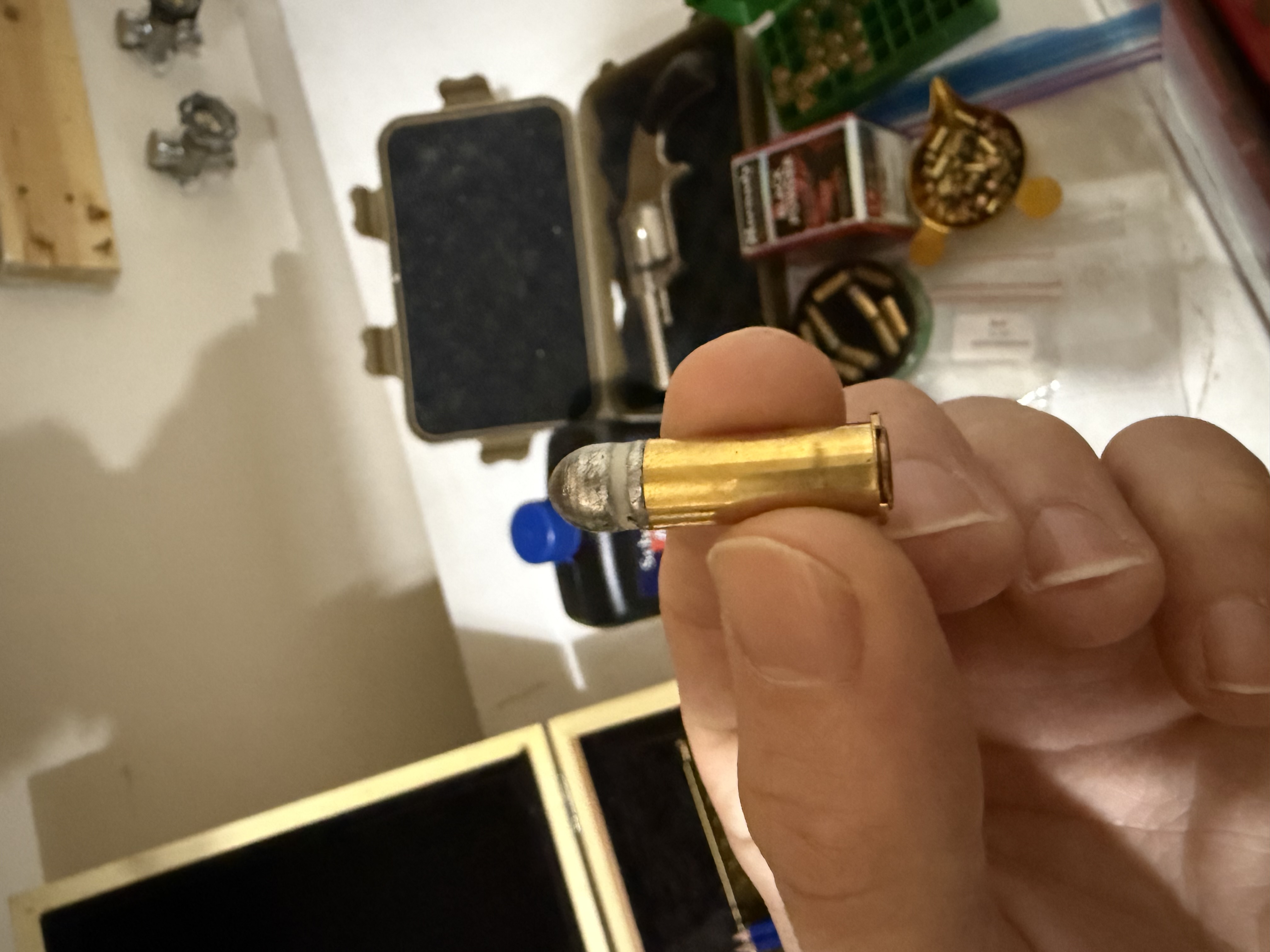 Photo of 1971 Hopkins and Allen blue jacket No 2. 32 rimfire