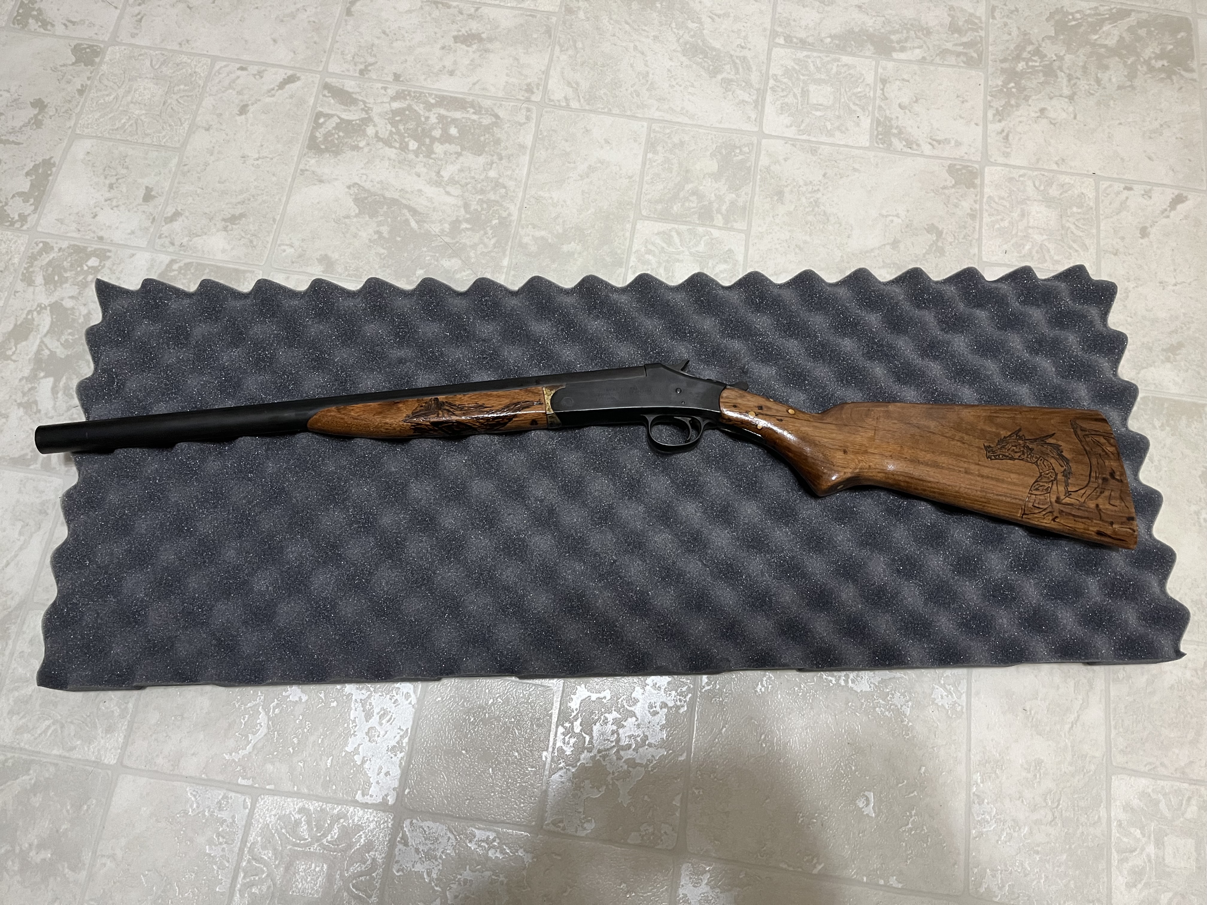 Photo of Model 1908, 12 gauge single shot, Harrington and Richardson arms co 