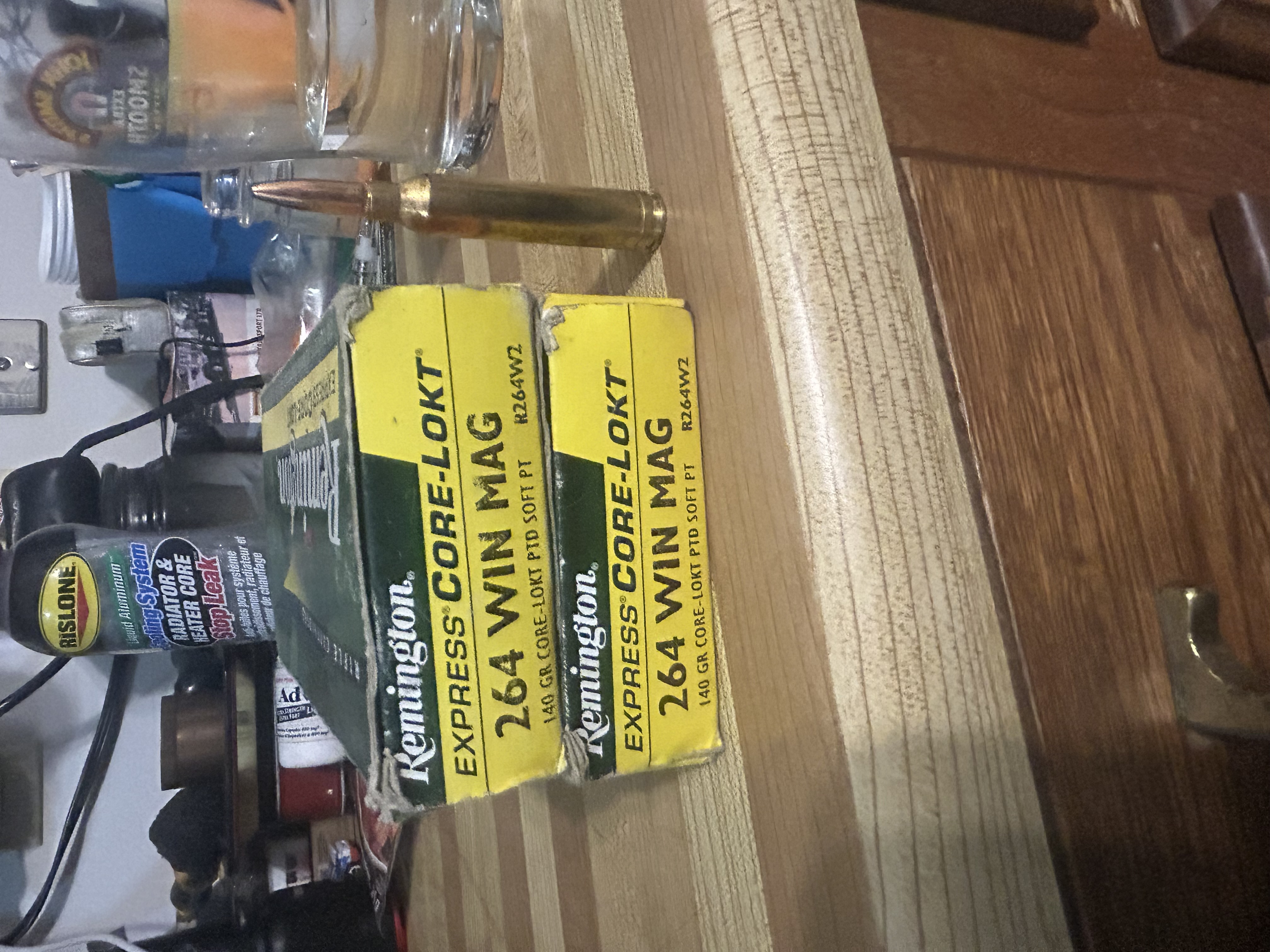 Photo of 2 boxes .264win mag bullets