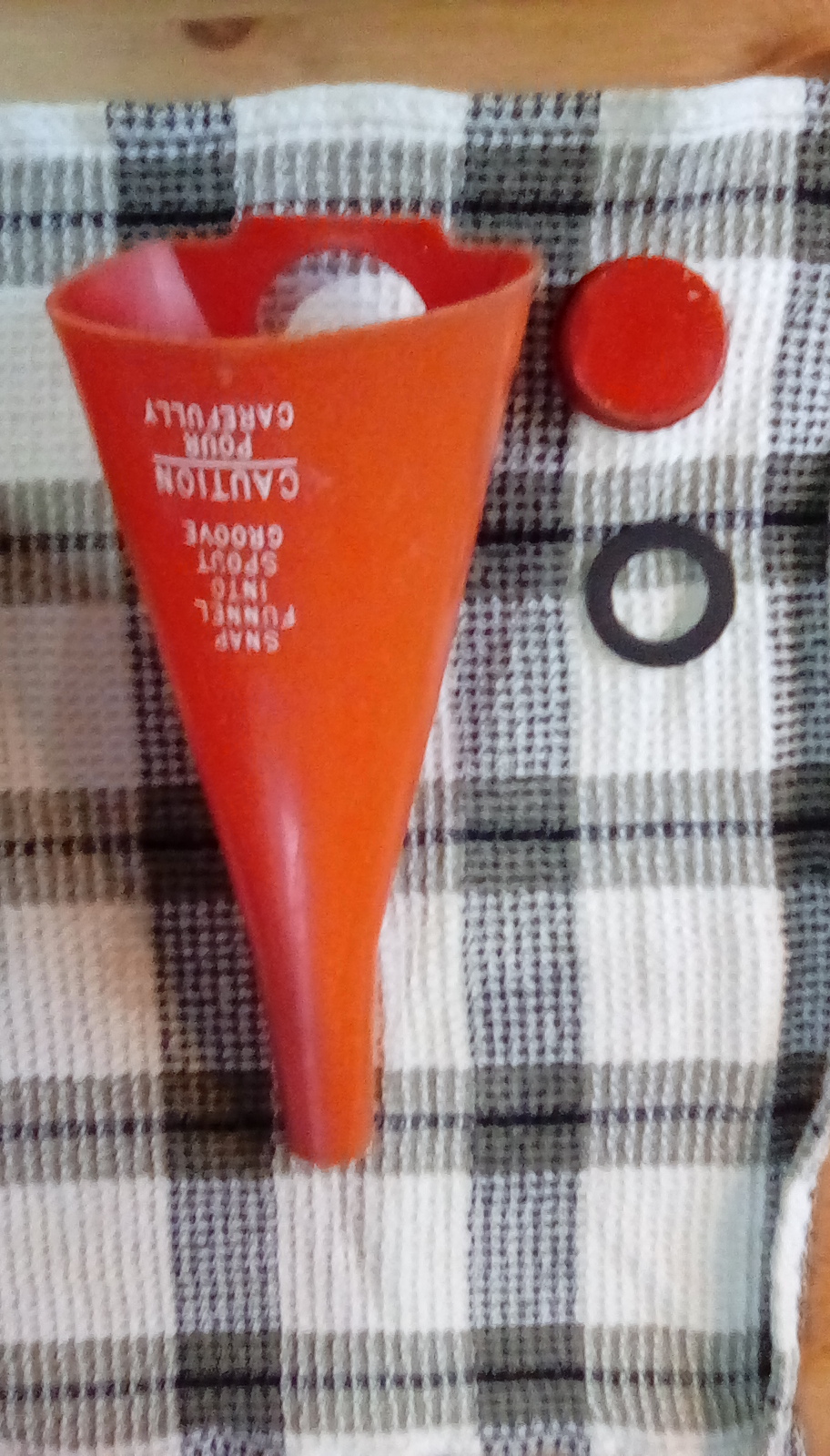 Photo of Vintage Antique Eagle 6 gallon 3.5 pint Sno Go red gas can -very good condition