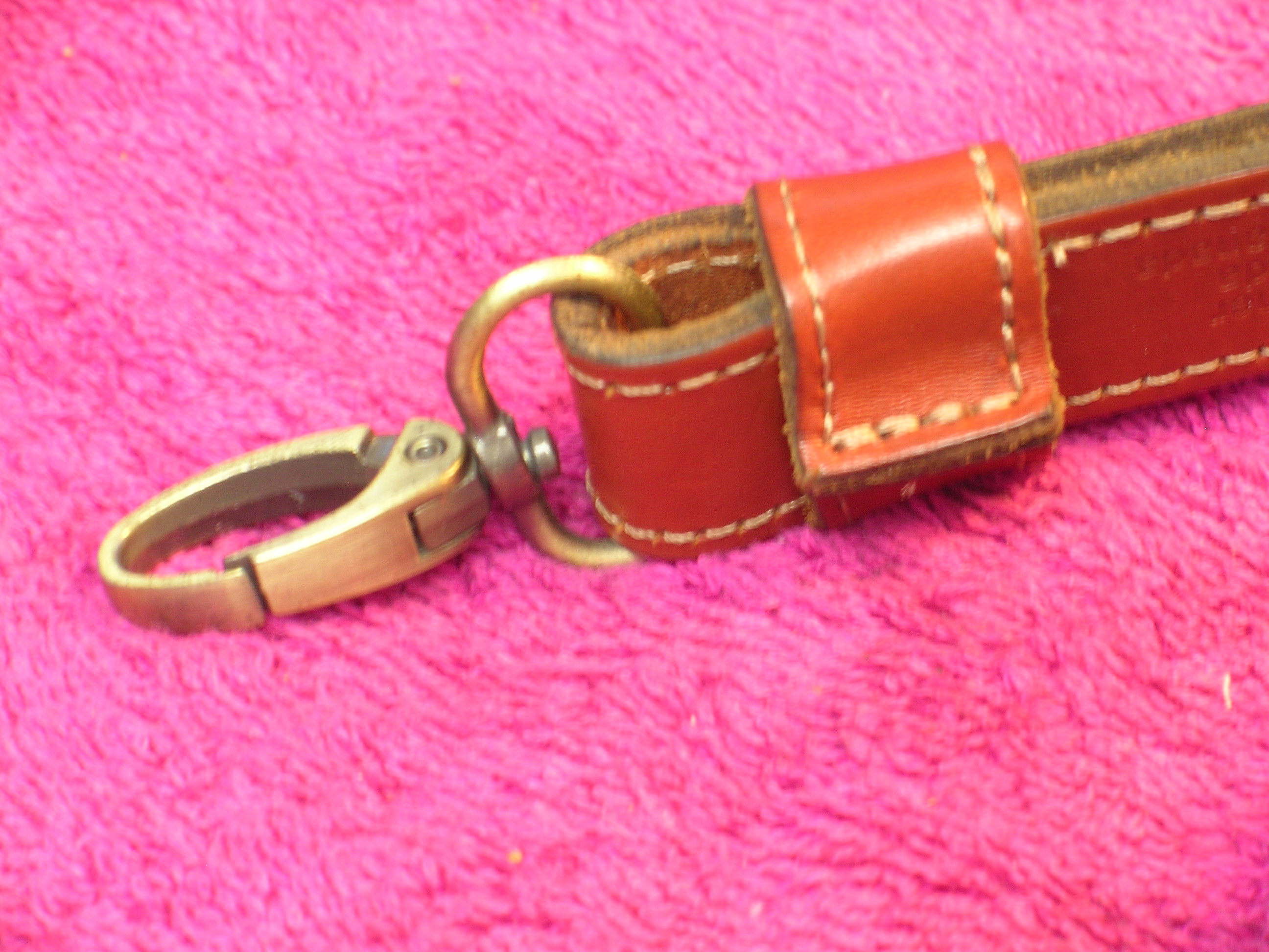 Photo of Levy Leather Rifle Sling with Shoulder Pad