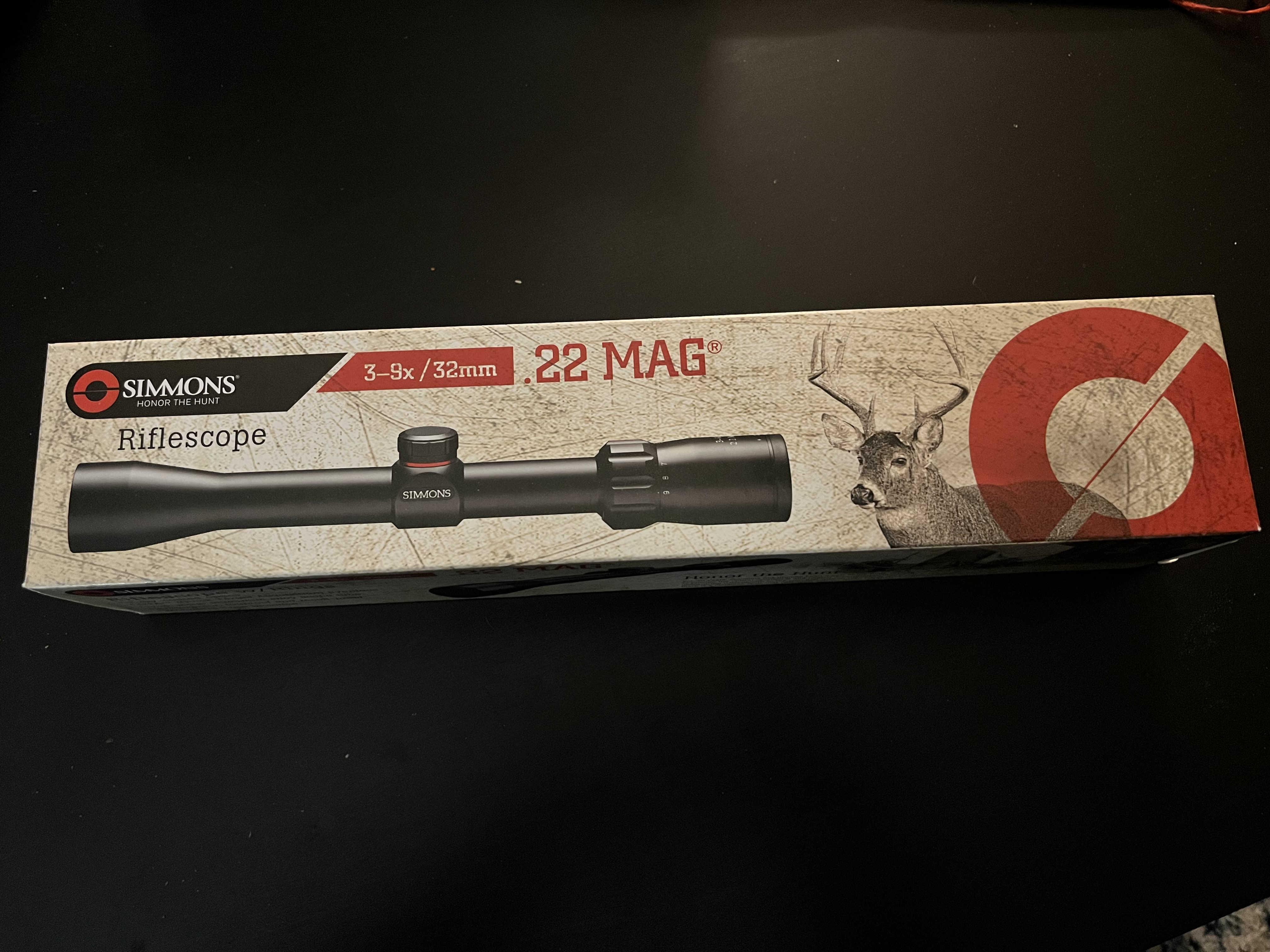 Photo of Simmons 3-9 32mm .22 mag scope riflescope