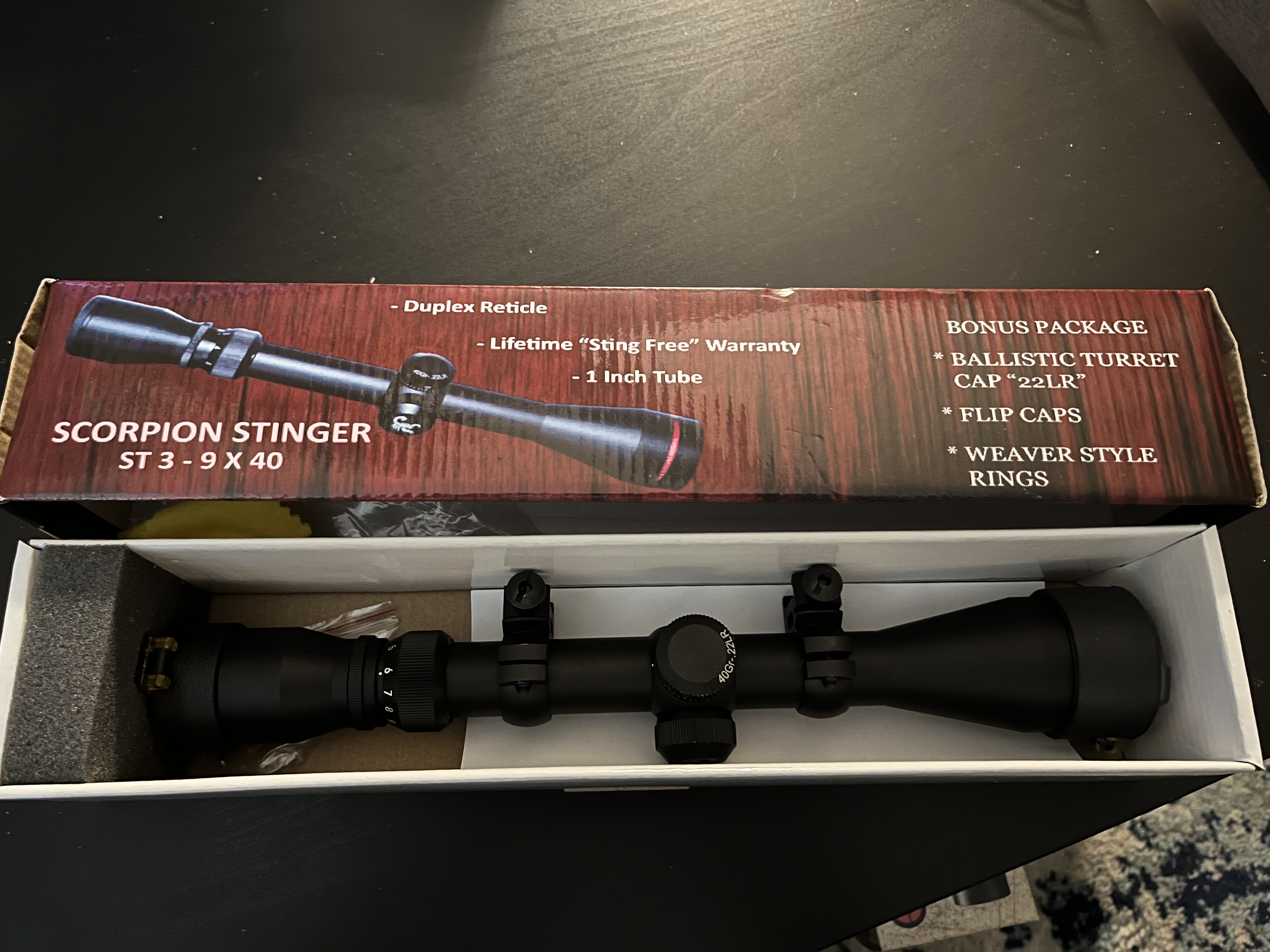 Photo of Scorpion Optics Stinger 3-9 40mm 