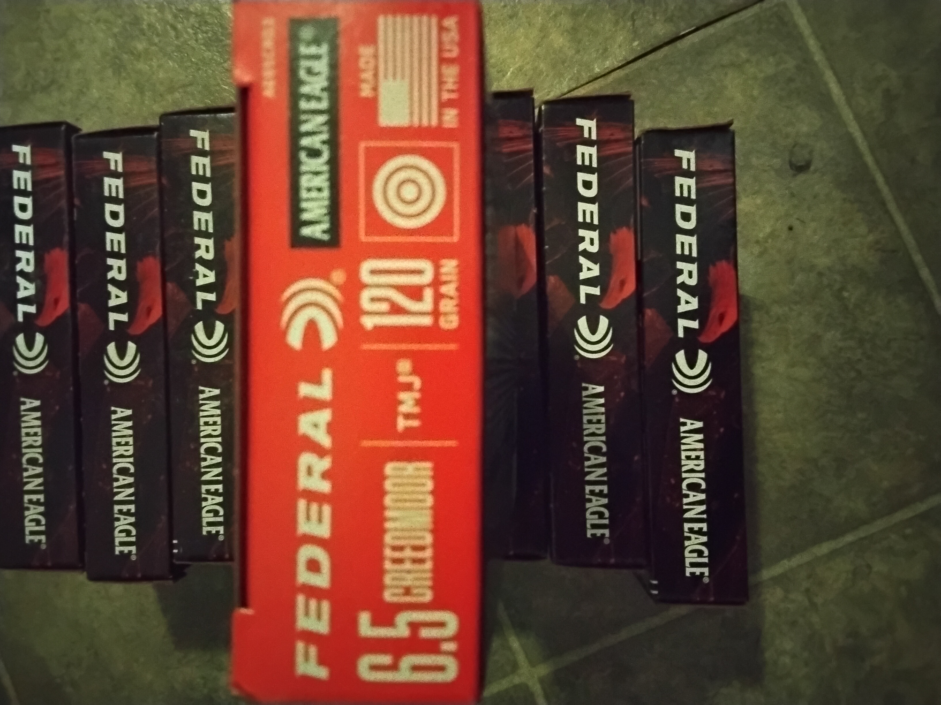 Photo of 9 boxes of american eagle 120gr 6.5 creedmore 