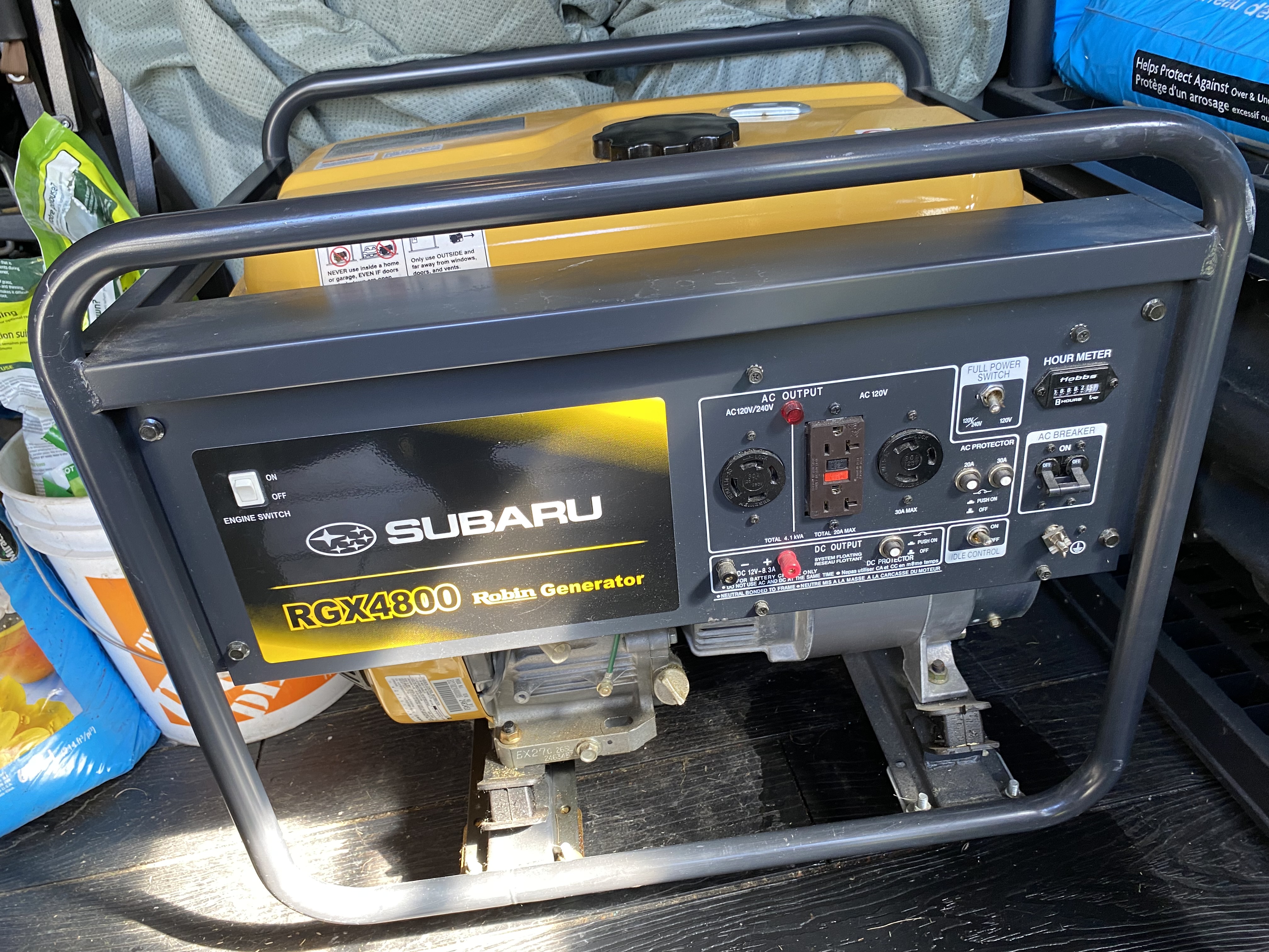 Photo of SUBARU RGX 4800 Robin Generator