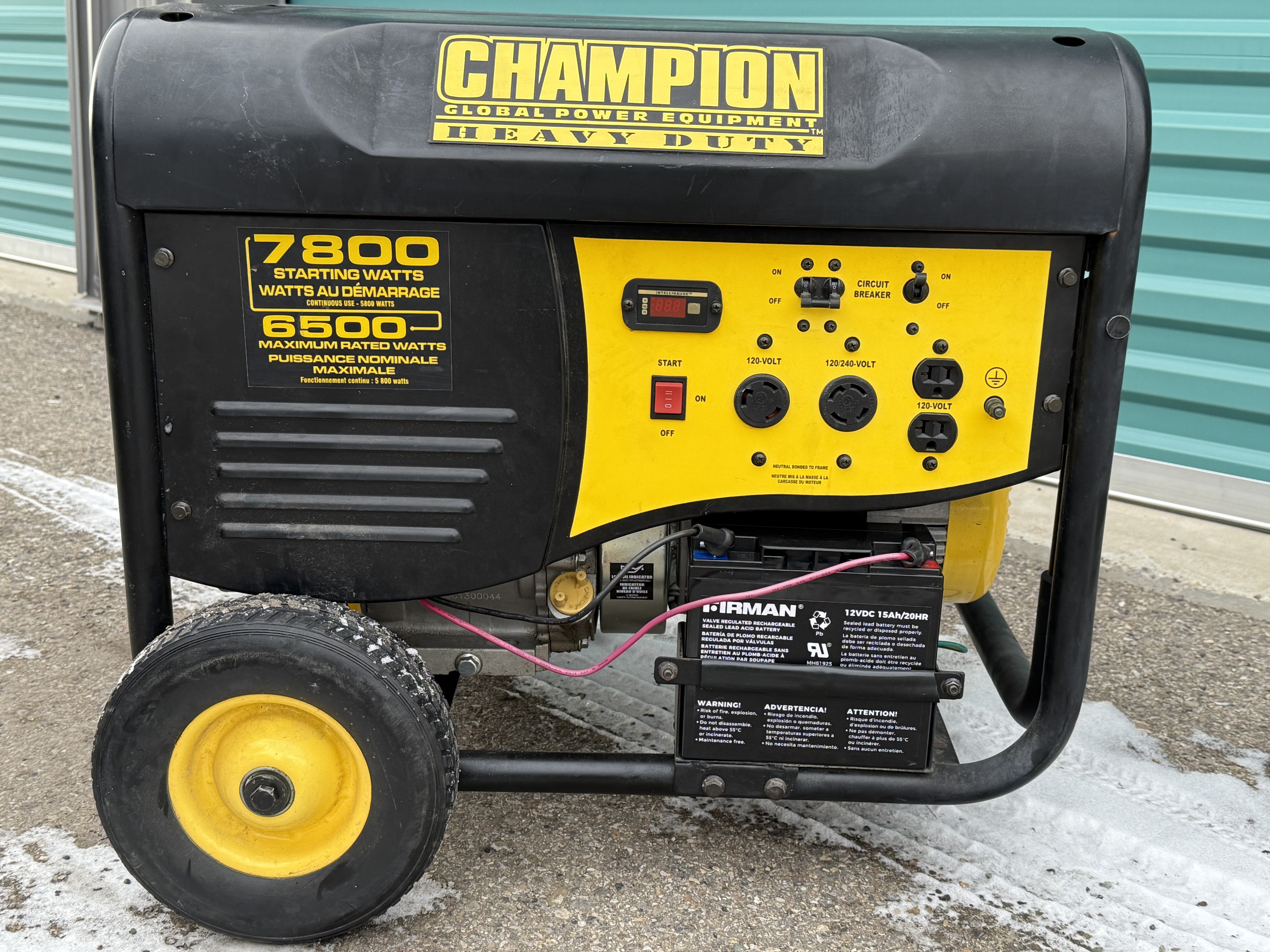 Photo of Champion 389cc 7800 Watt Generator With Electric Start