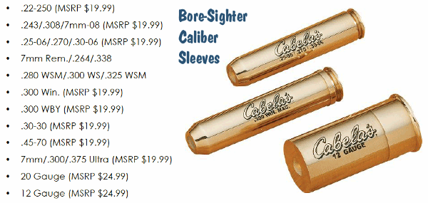 Photo of Cabela's in chamber laser bore sight