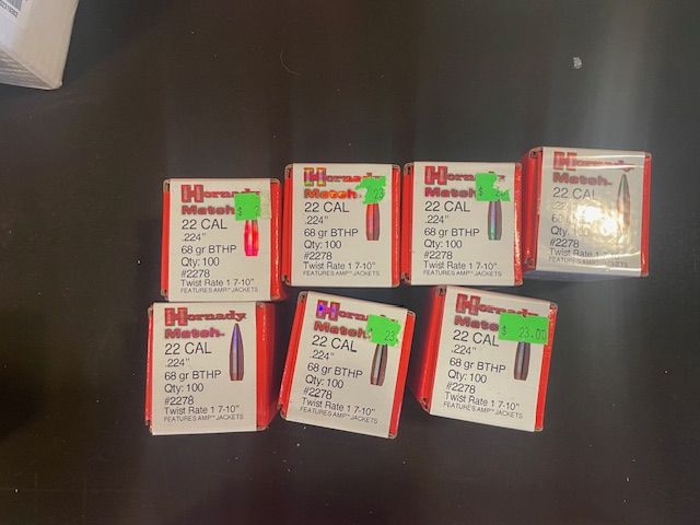 Photo of Hornady Match .224 69gr BTHP