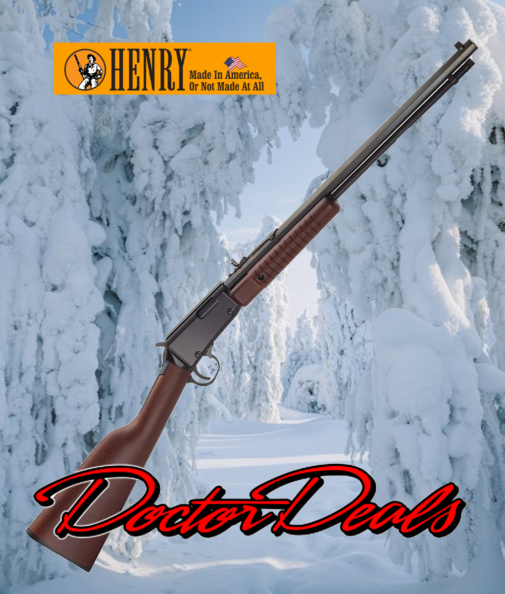 Photo of Henry Pump Action Rifle, Octagon Barrel, 22 Lr, H003T