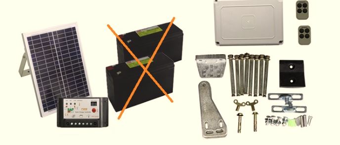 Aluminum Driveway Gates! Steel Inserts! We Ship to Door within Canada! Solar Power, Remote Openers! - 13 - 1739349497706_1a9Solar no BATTERY