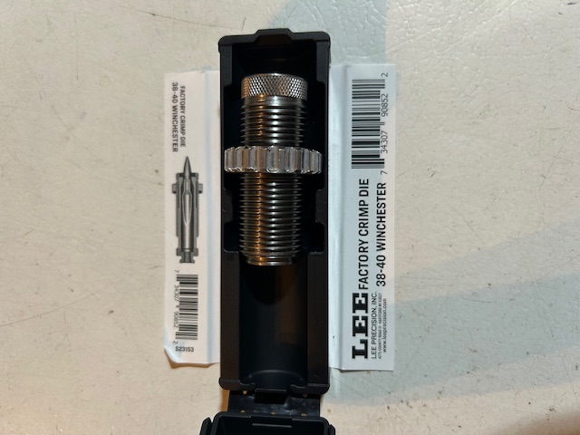 Photo of **SOLD**  Lee 38-40 WCF Factory Crimp Die **Brand New**