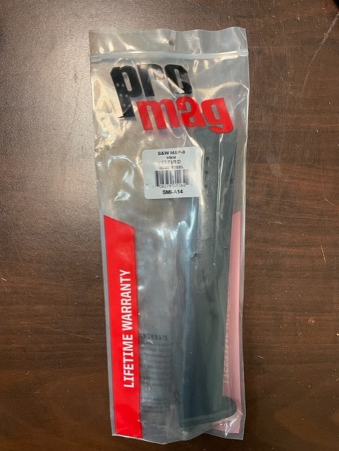 Photo of Brand new Pro Mag Smith&Wesson M&P 9 mm 10/32 Rounds Magazine $60