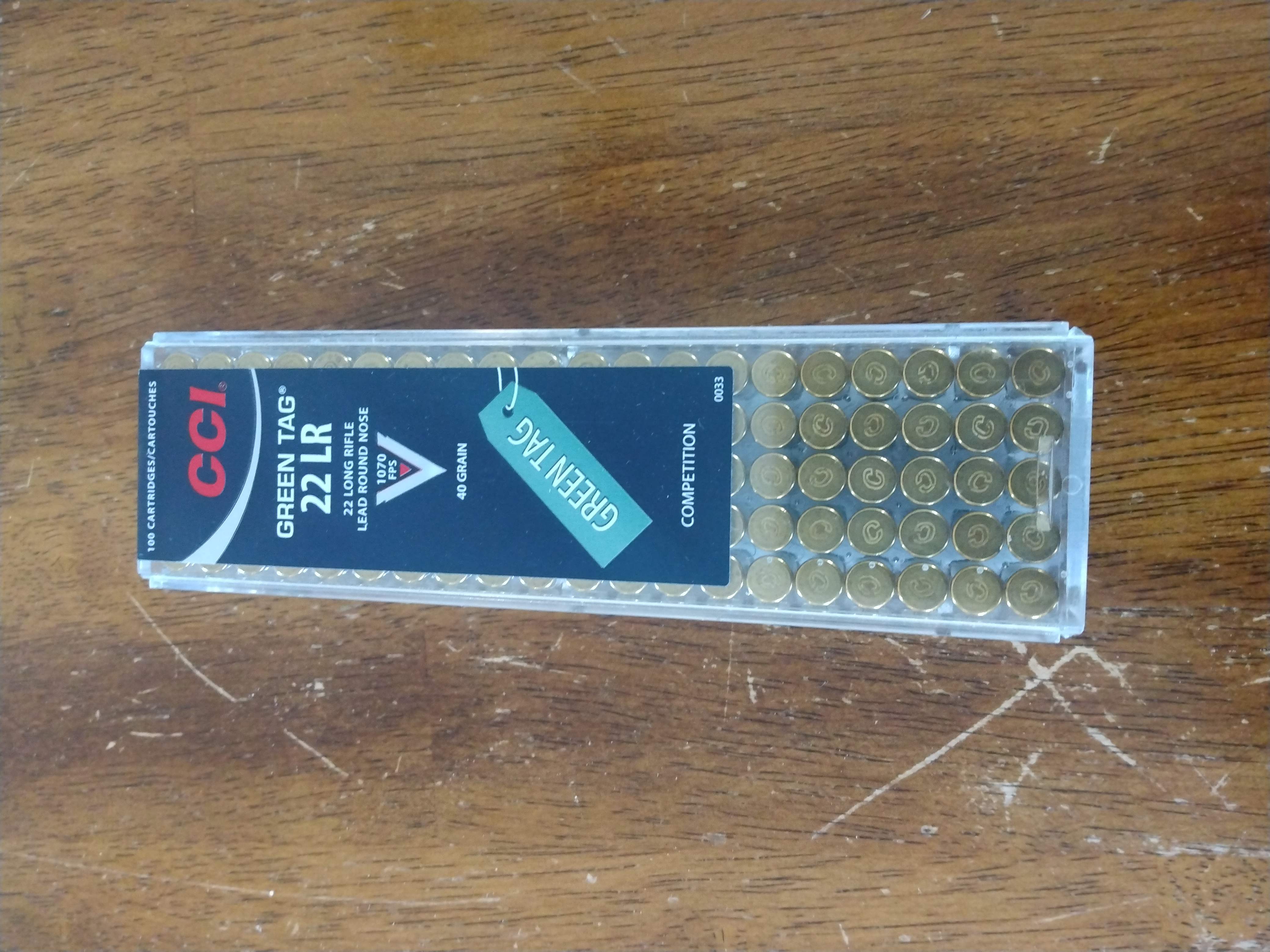 Photo of CCI Green Tag 22lr