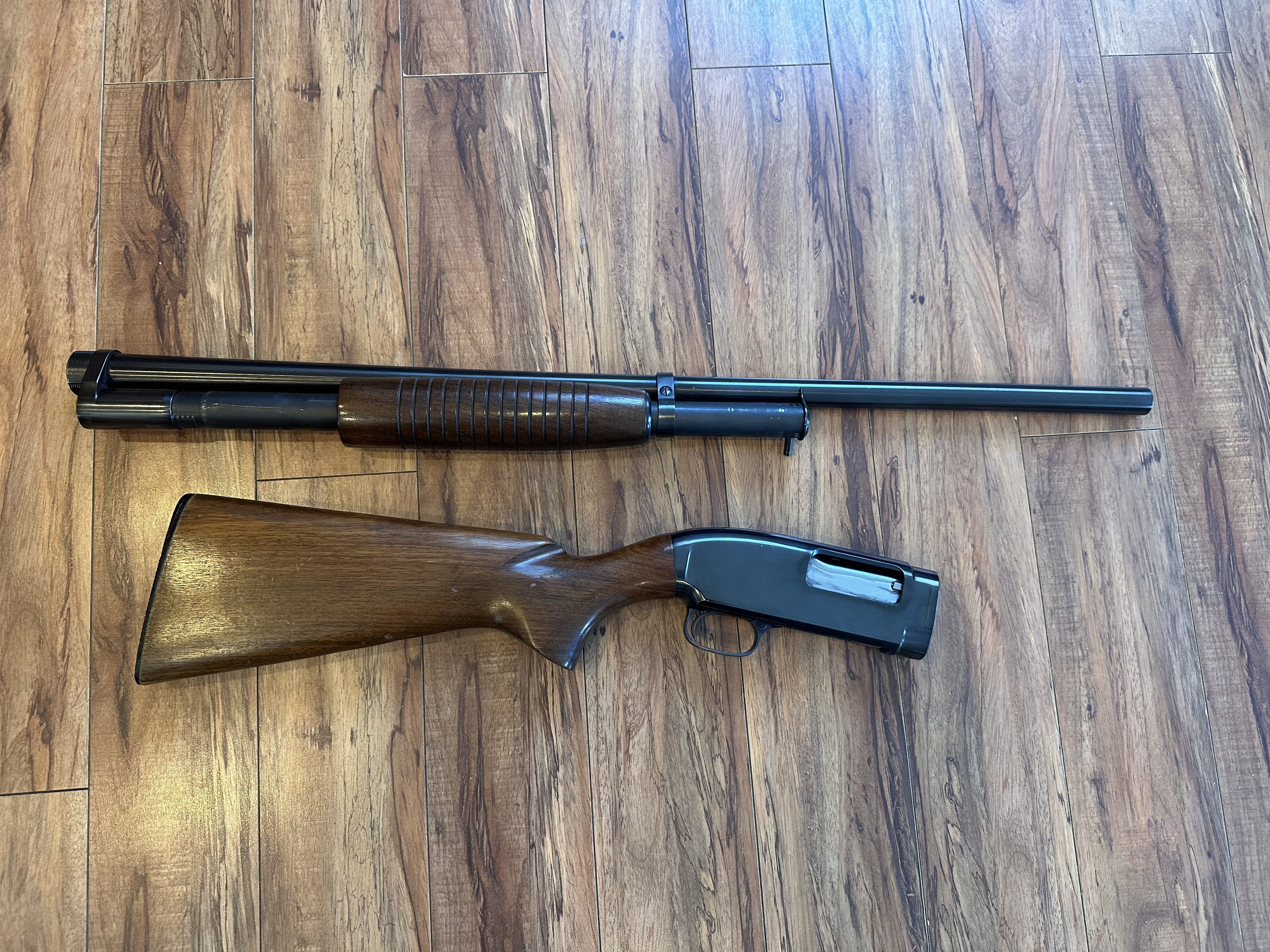 Photo of Winchester model 12 chambered in 12ga 2 3/4