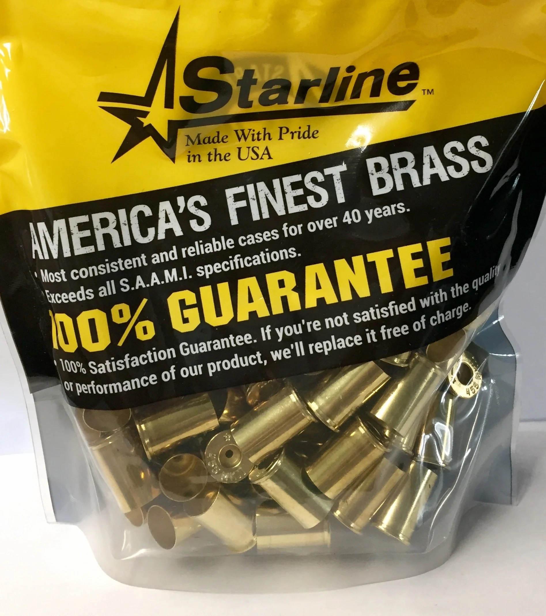 Photo of 455 Webley MKII Starline brass new 100/bag