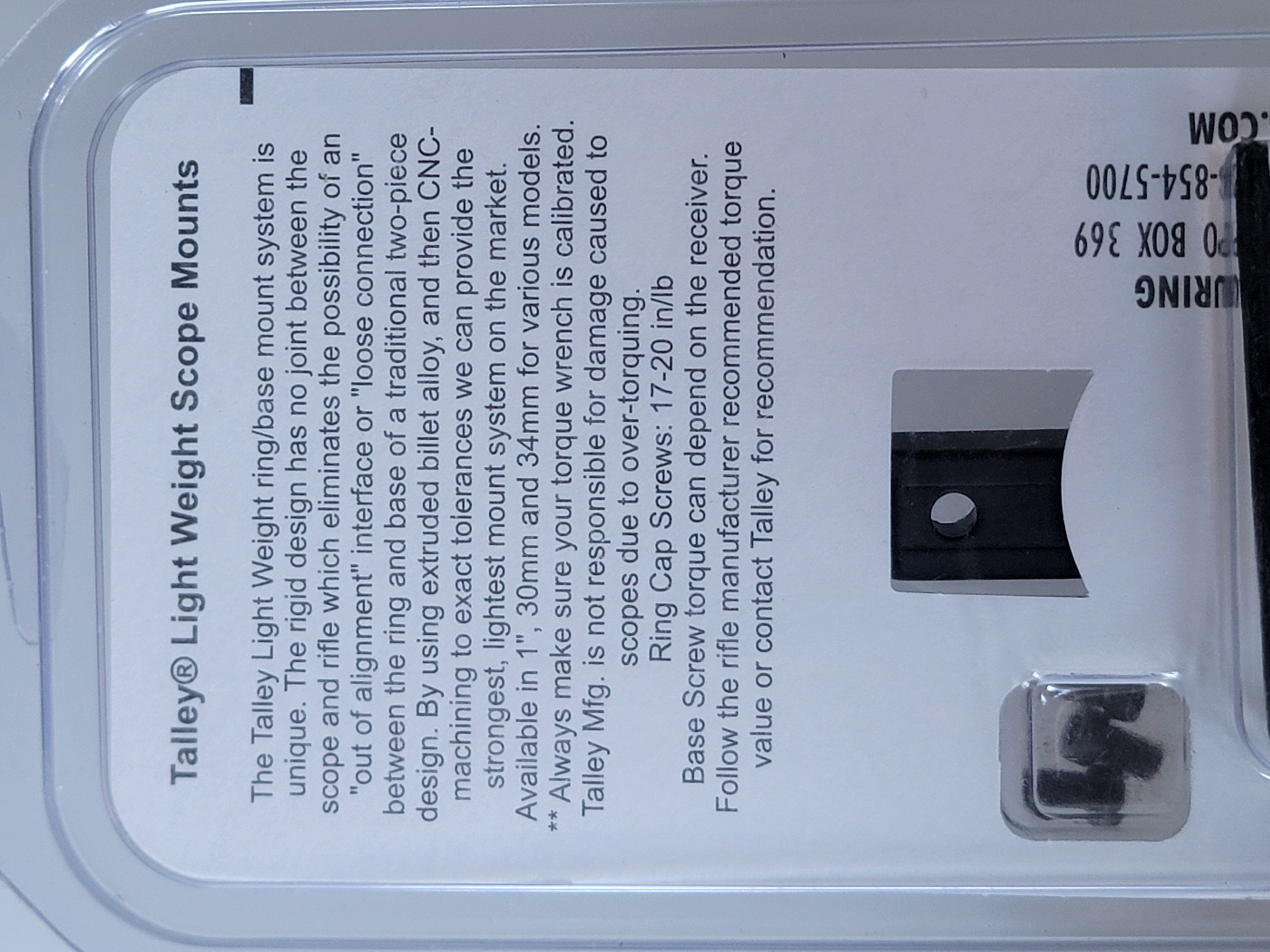 Photo of Henry Big Boy (H006, H0012 Series) 30mm Talley Light Weight Scope Mounts