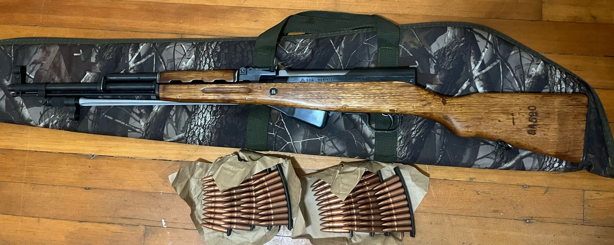 Photo of Chinese Type 56 SKS + 200 7.62 FMJ Surplus Rounds