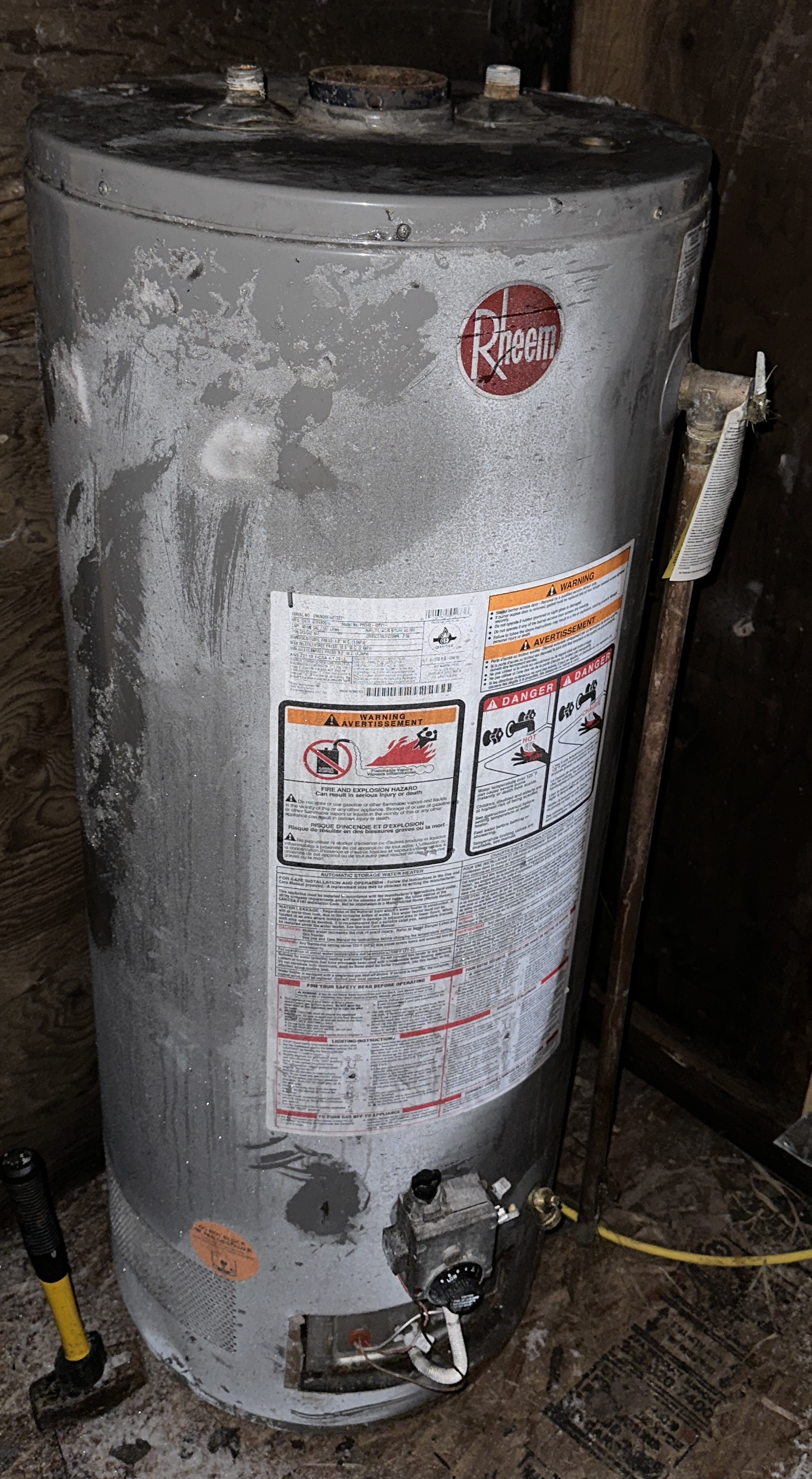 Photo of Gas hot water heater 