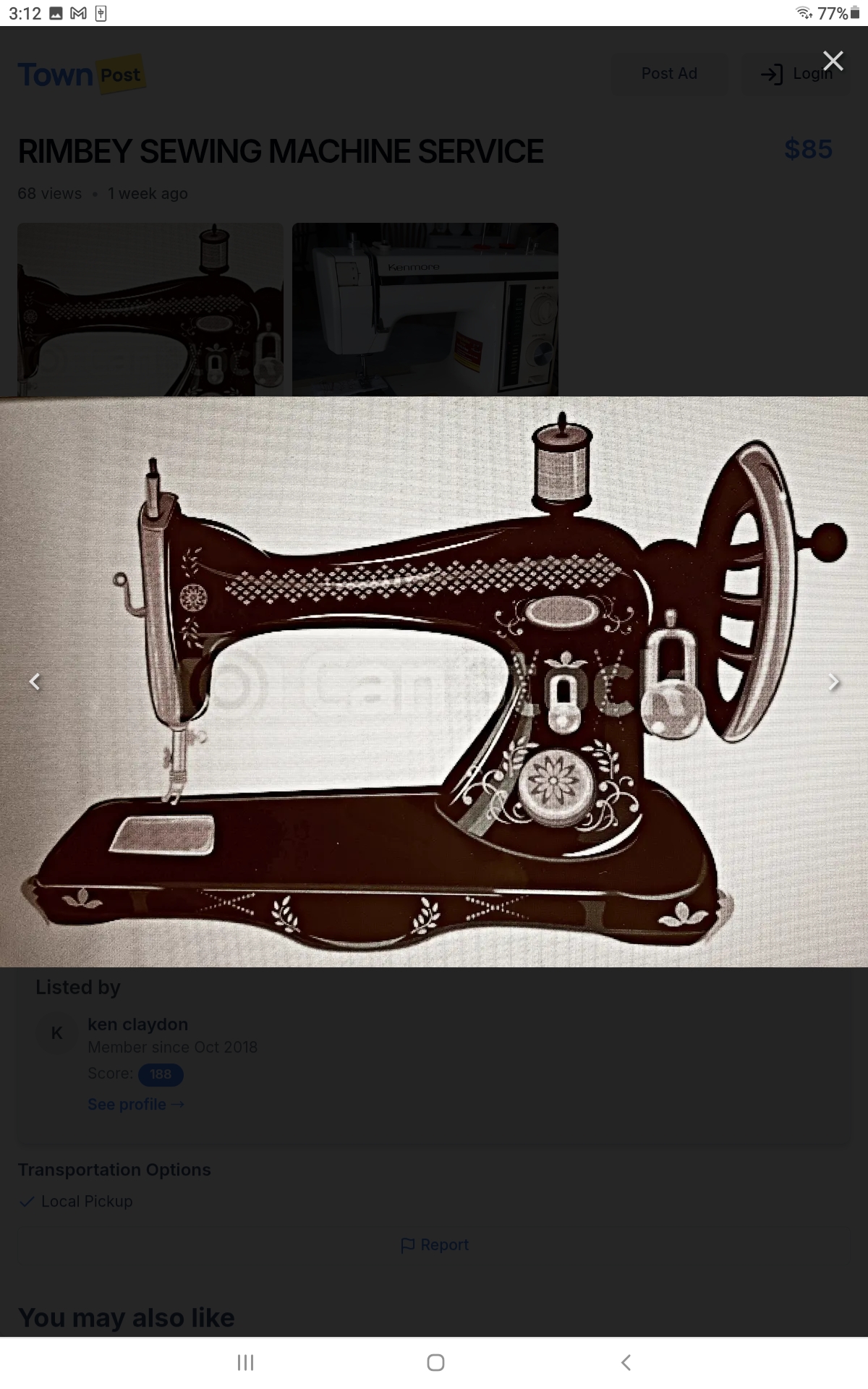 Photo of RIMBEY SEWING MACHINE SERVICE TO MOST MAKES & MODELS & SALES
