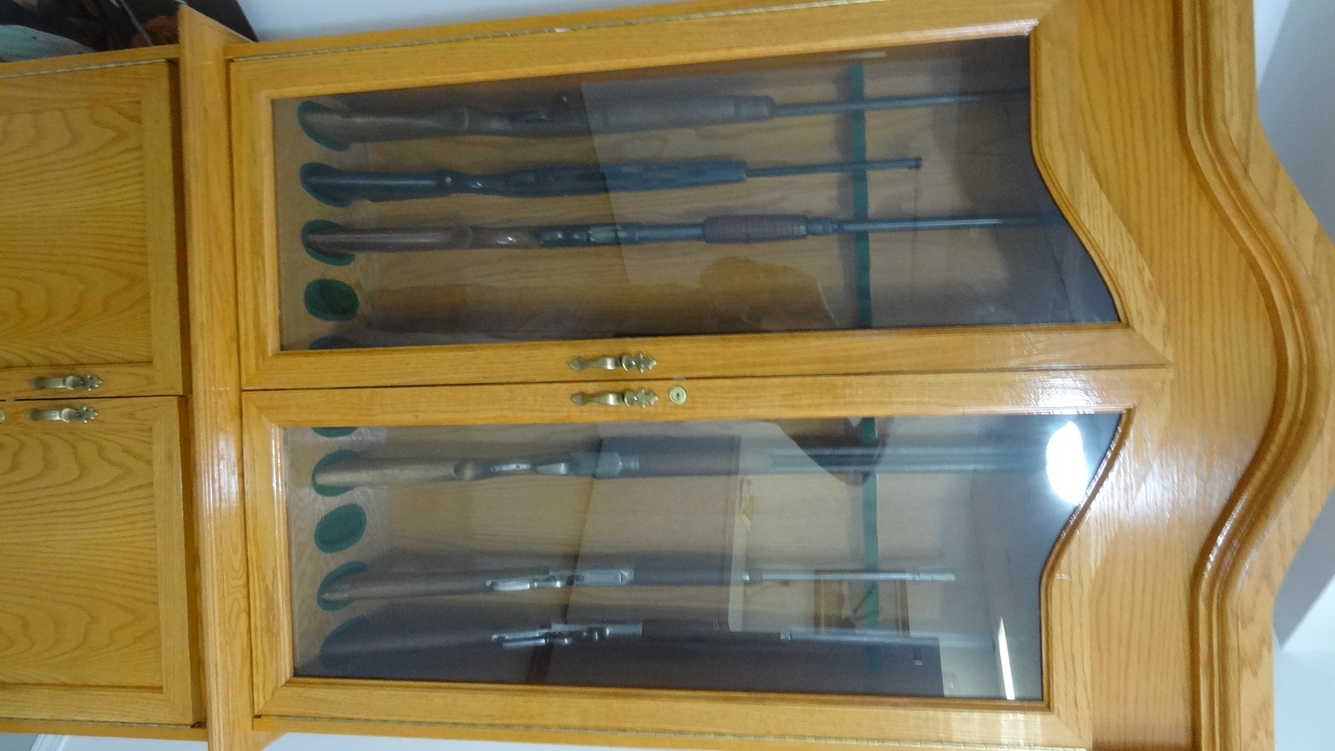 Photo of Custom made solid oak gun cabinmate for sale in Devon A B.