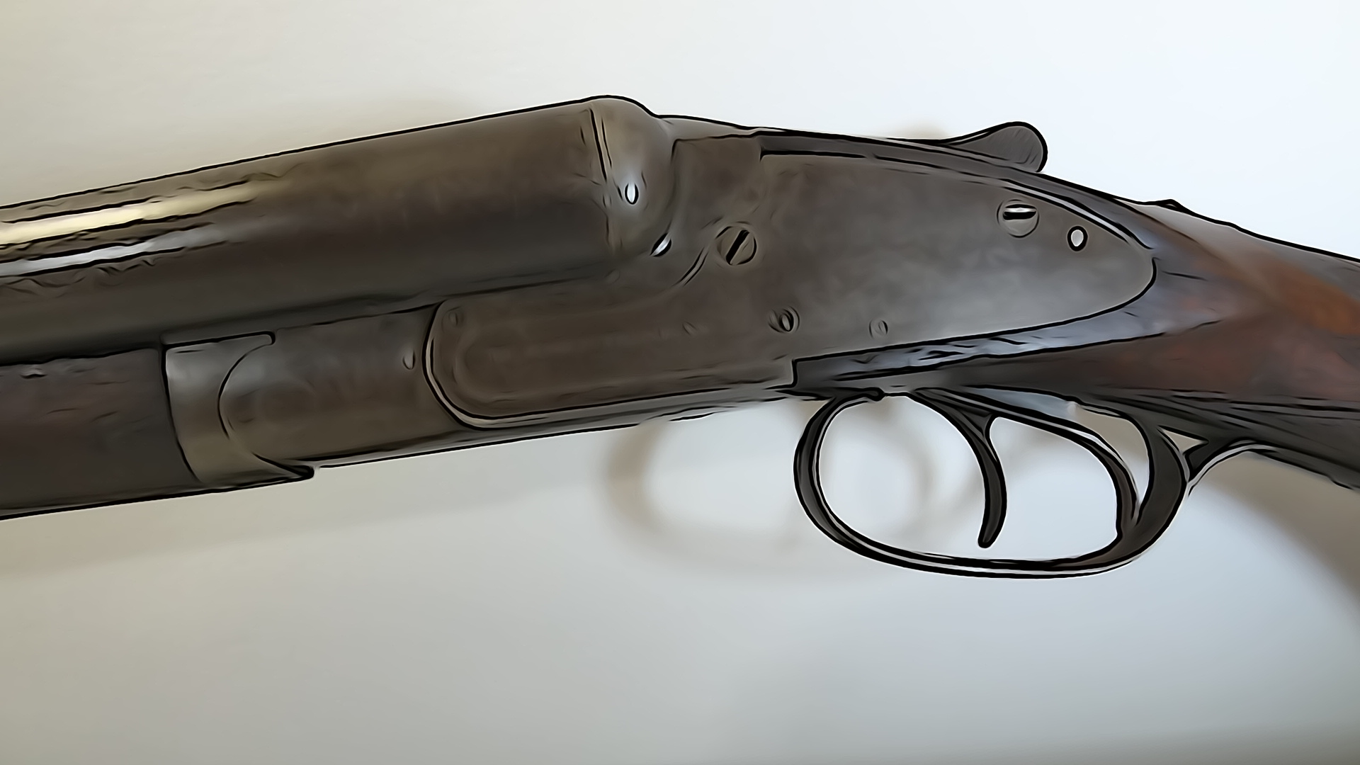 Photo of Old Meridian firearms 12 gage double barrel shotgun for sale in Devon