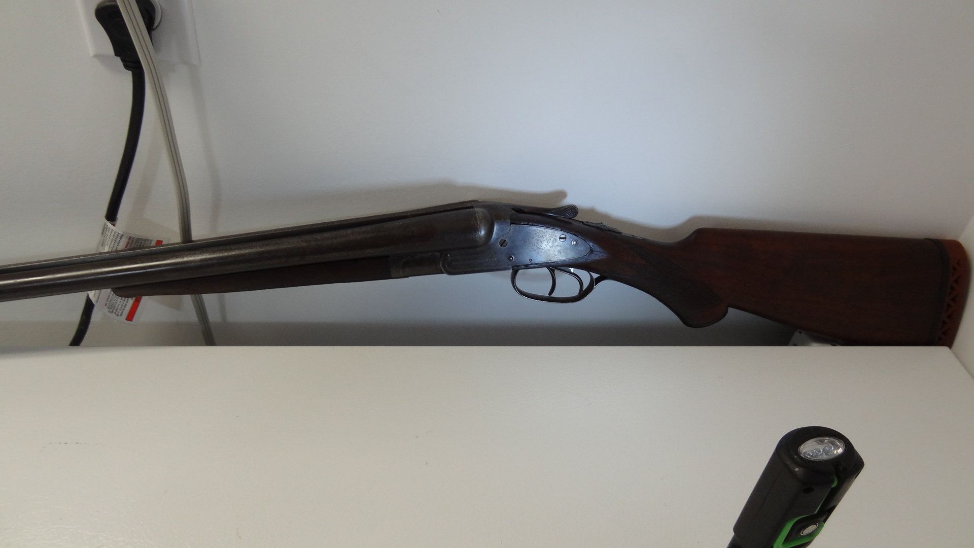 Photo of Old Meridian firearms 12 gage double barrel shotgun for sale in Devon