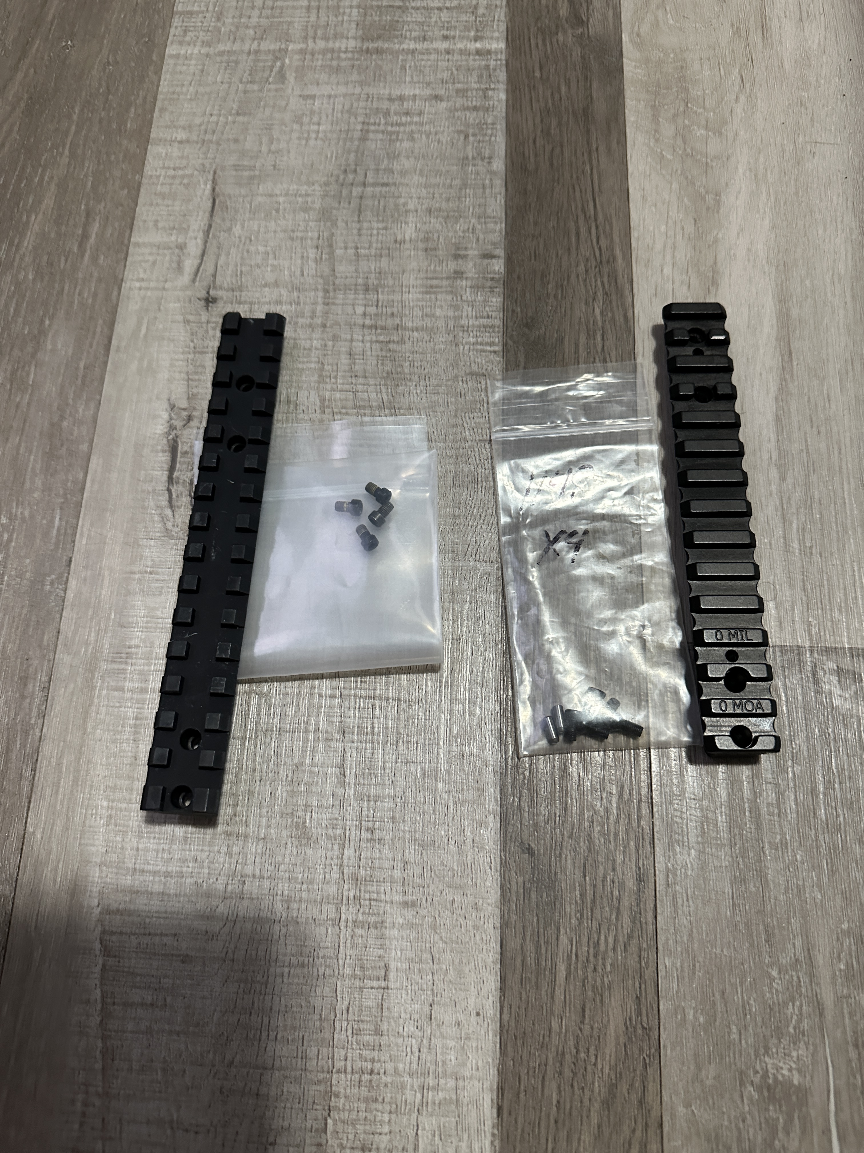 Photo of Spuhr and Factory Remington 700 SA 0MOA Top Rails