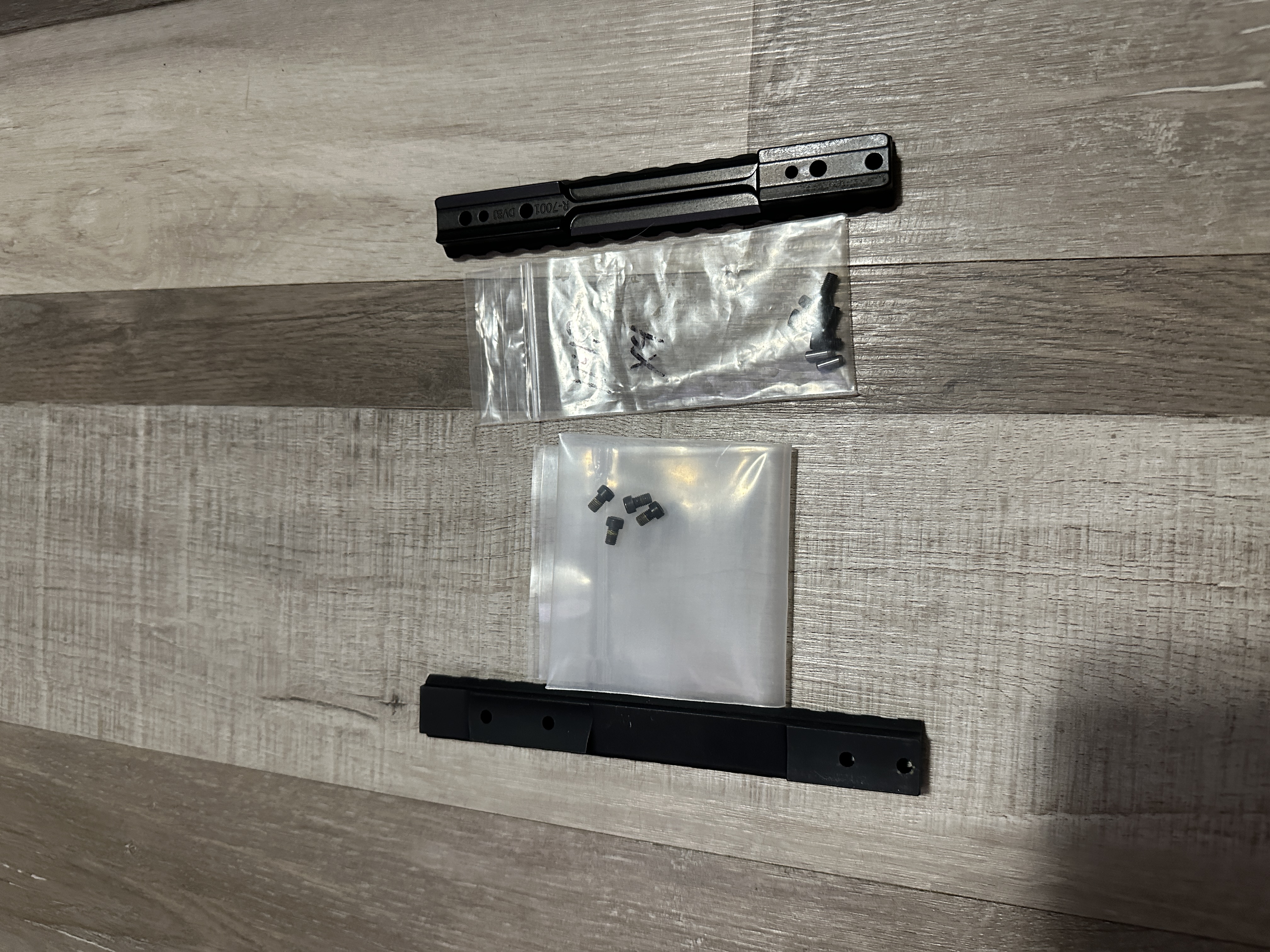 Photo of Spuhr and Factory Remington 700 SA 0MOA Top Rails