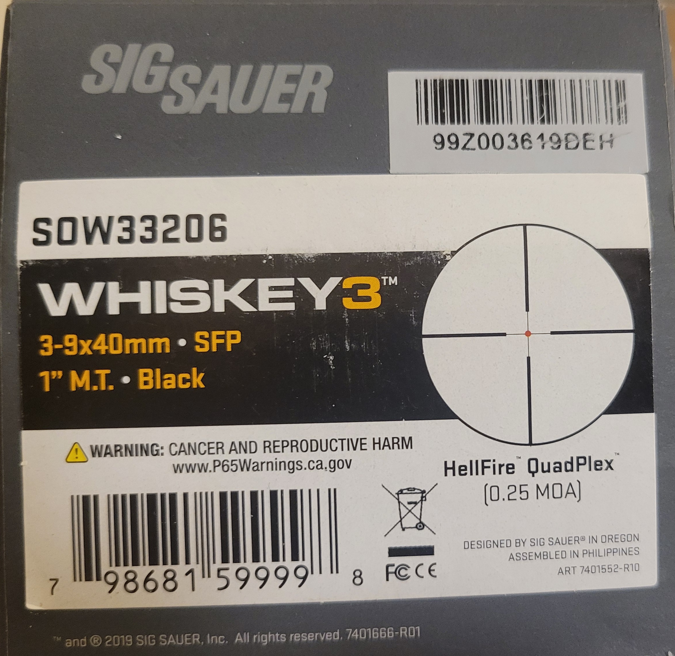 Photo of Sig Sauer rifle scope 