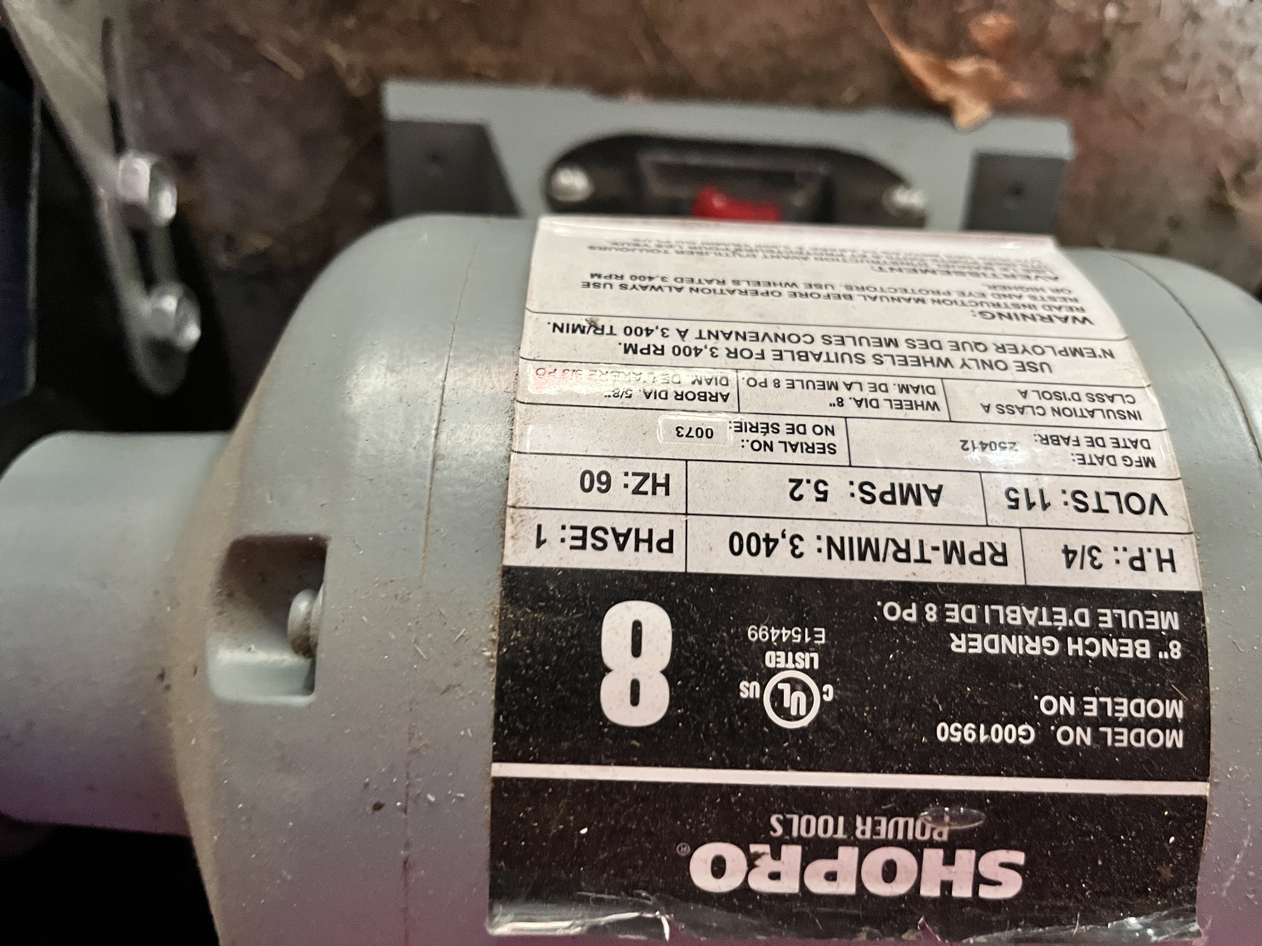 Photo of Bench grinder 