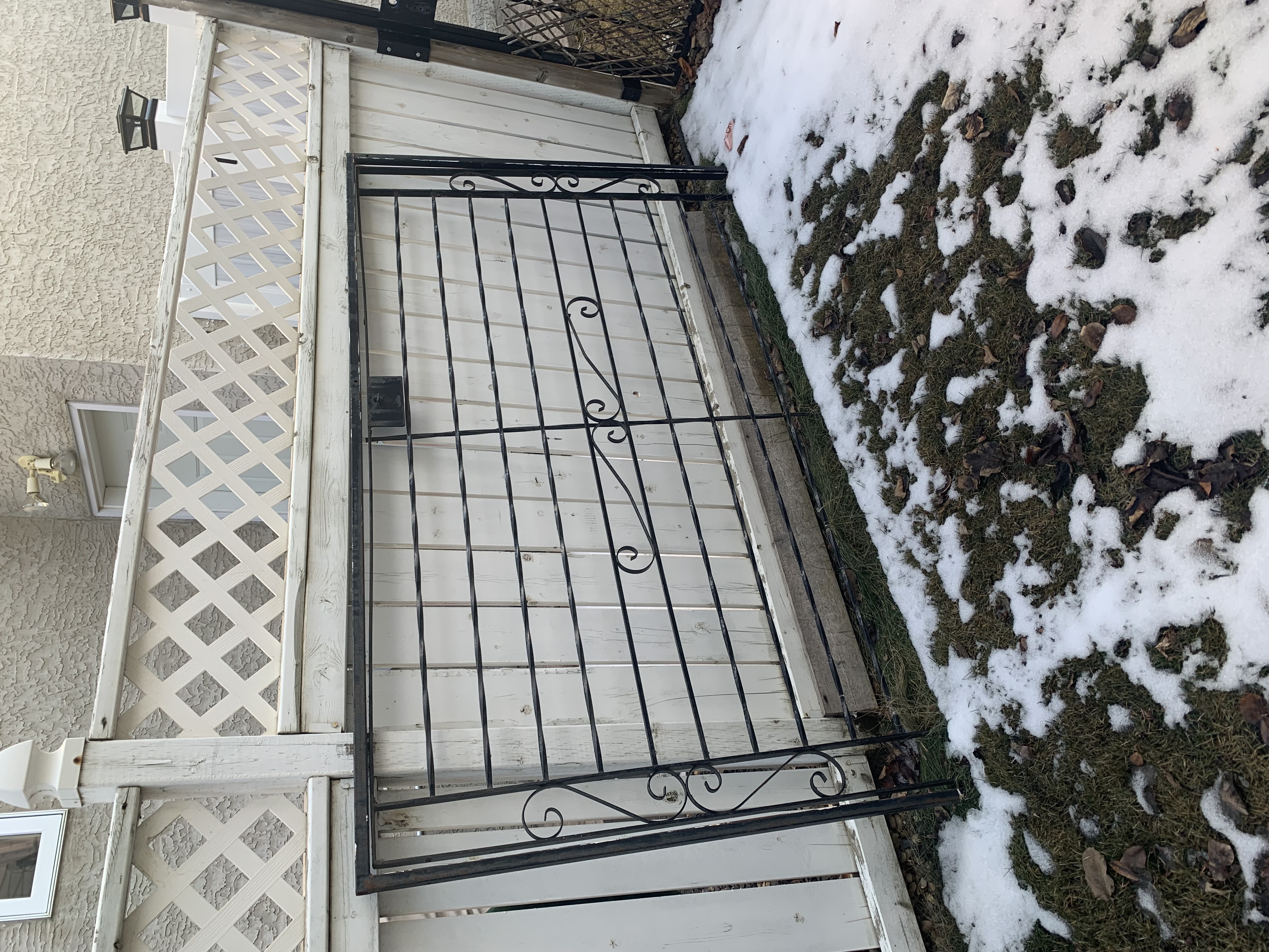 Photo of Decorative Steel Yard Gate