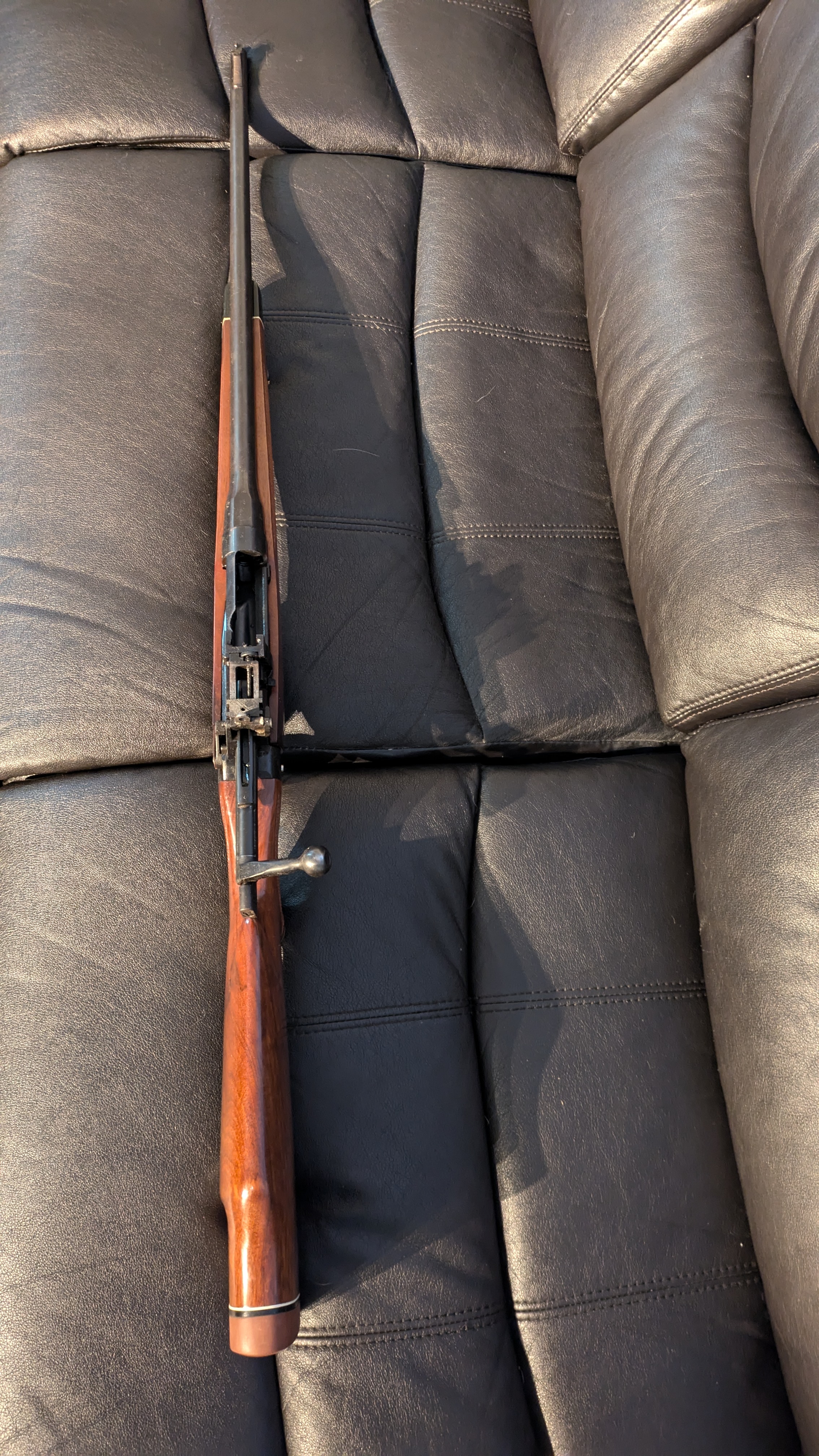 Photo of Lee Enfield . 303 British Mk4 No.1 with 10 round Mag Peep Ladder Sight Heavy Barrel 1949 