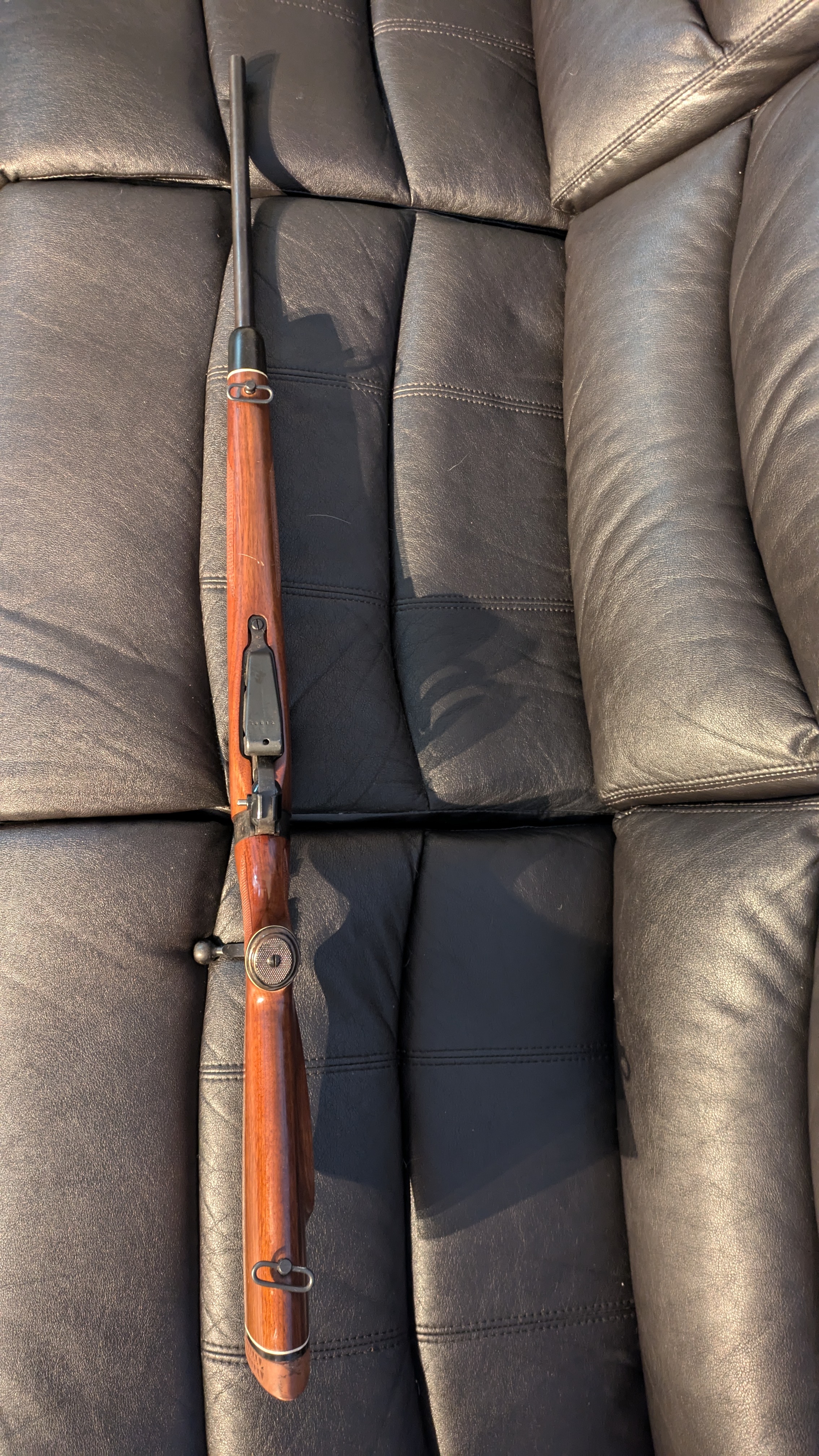 Photo of Lee Enfield . 303 British Mk4 No.1 with 10 round Mag Peep Ladder Sight Heavy Barrel 1949 