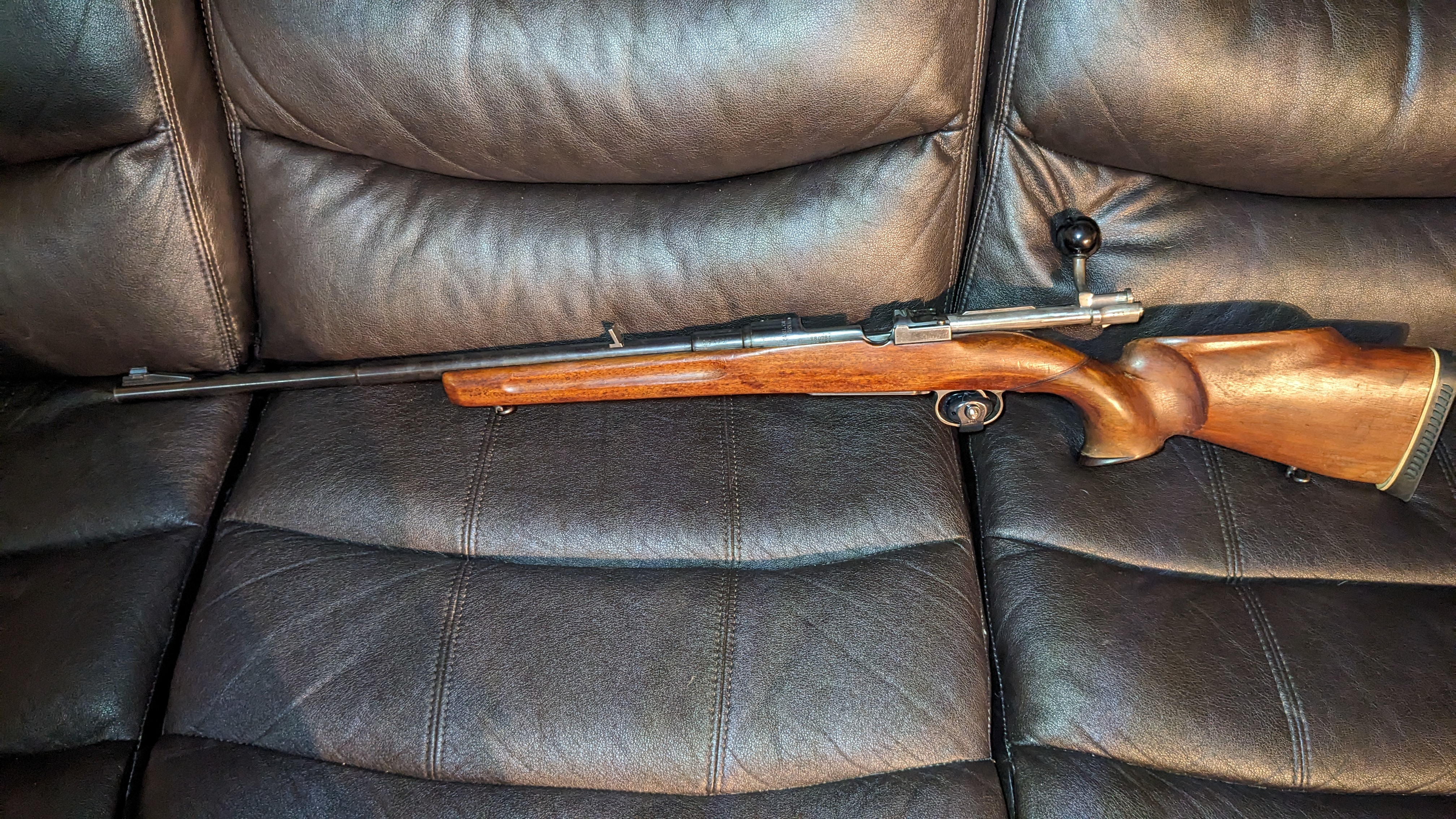 Photo of Swedish Mauser 1896 Sporter LEFT Handed 6.5x55mm Tapered Bull Barrel 6.5x55 Manufactured Carl Gustaf