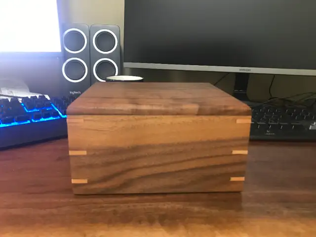 Photo of Walnut Urn for Pets or Human Ashes