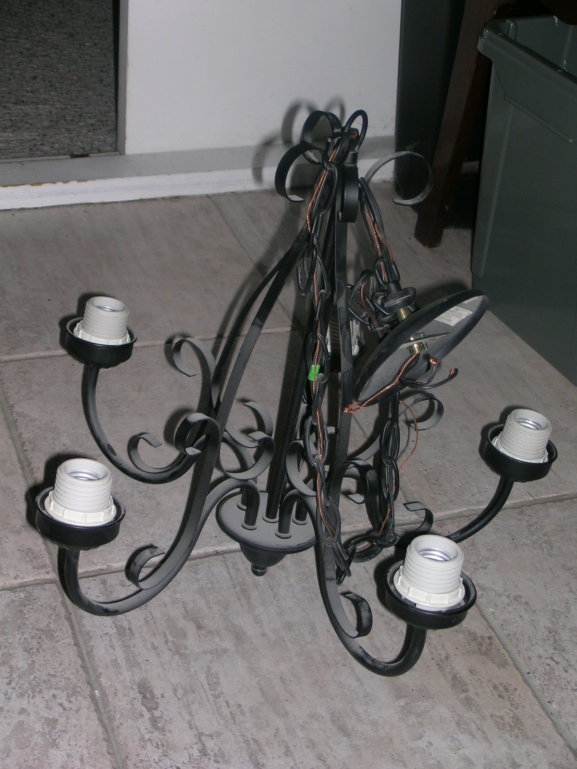 Photo of Used Heavy Metal Hanging Light Fixture