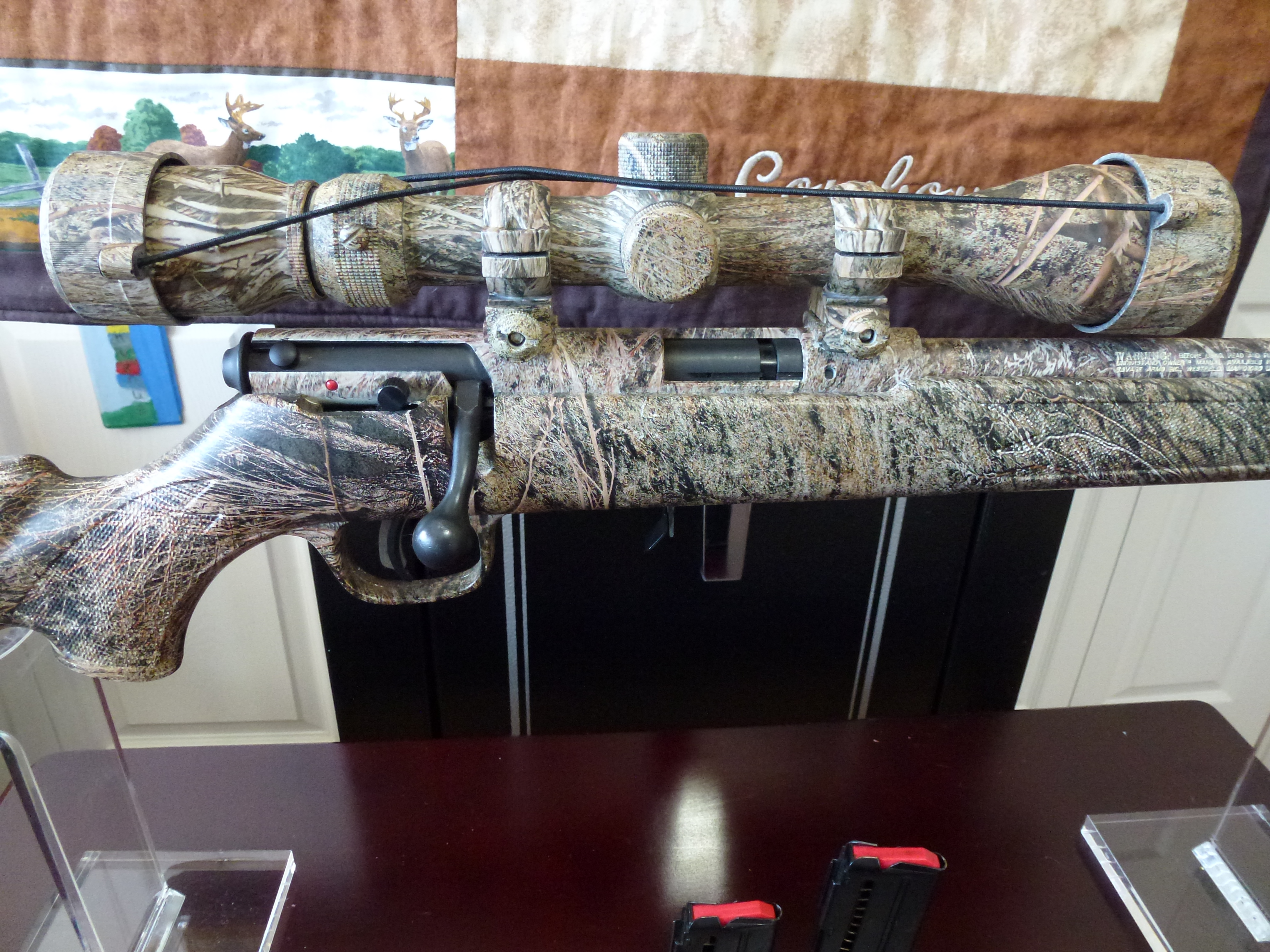 Photo of ***FREE SHIPPING***SAVAGE M93 BRUSH CAMO cal. .22 WRM WITH SCOPE *** 