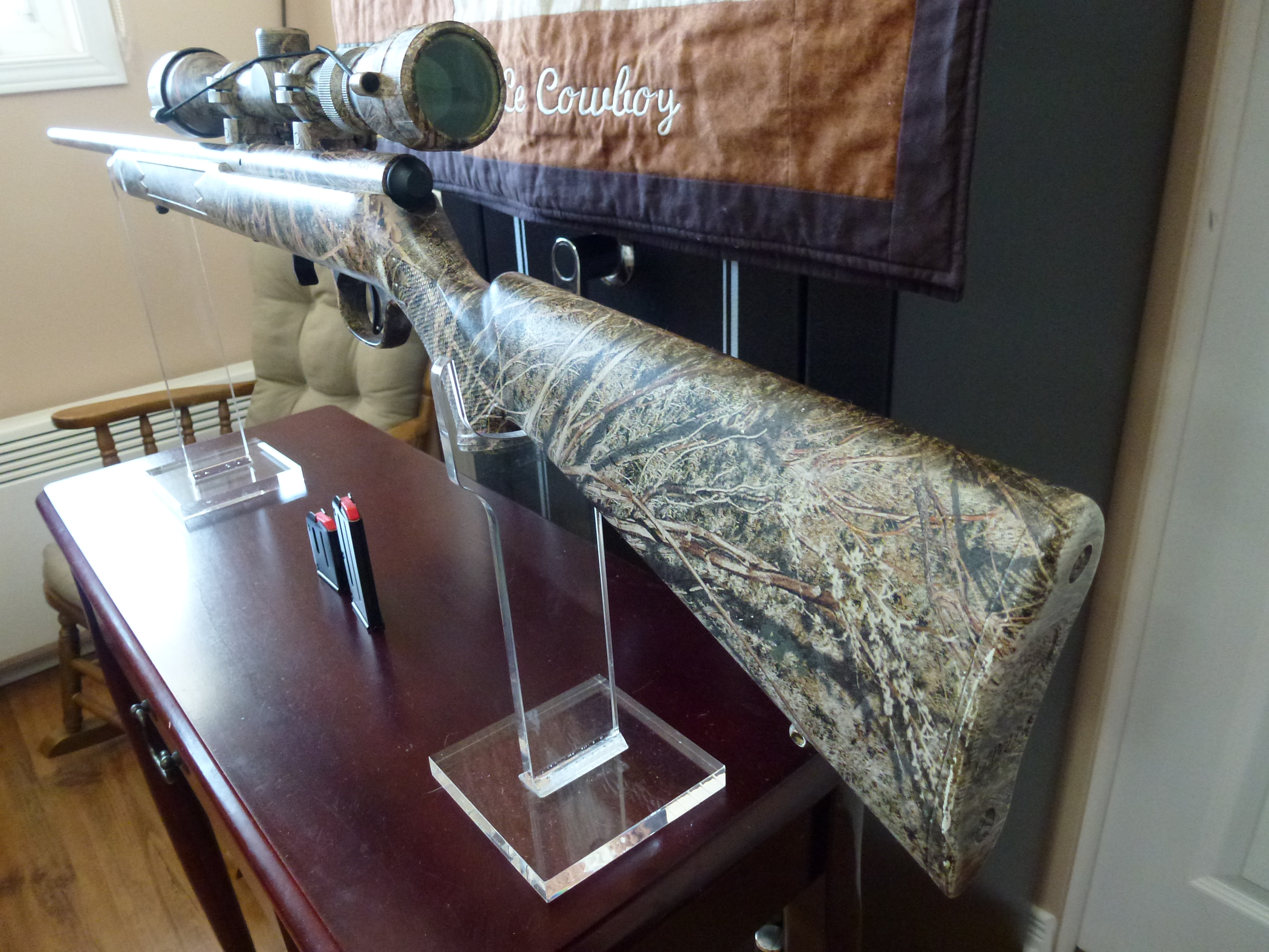 ***FREE SHIPPING***SAVAGE M93 BRUSH CAMO cal. .22 WRM WITH SCOPE ***  - 7 - 1743536067248_P1040237