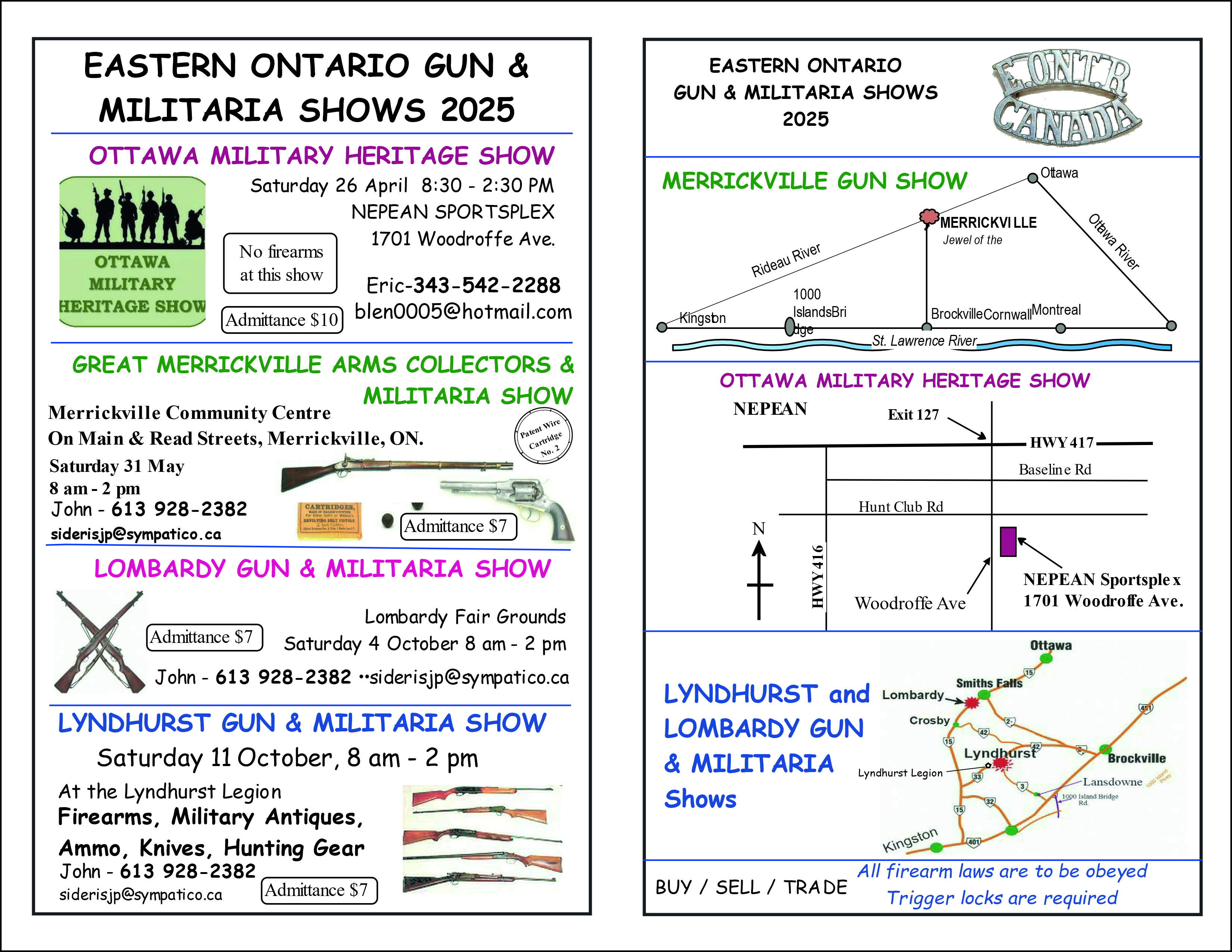 Photo of The Great Merrickville Arms Collectors & Militaria Show