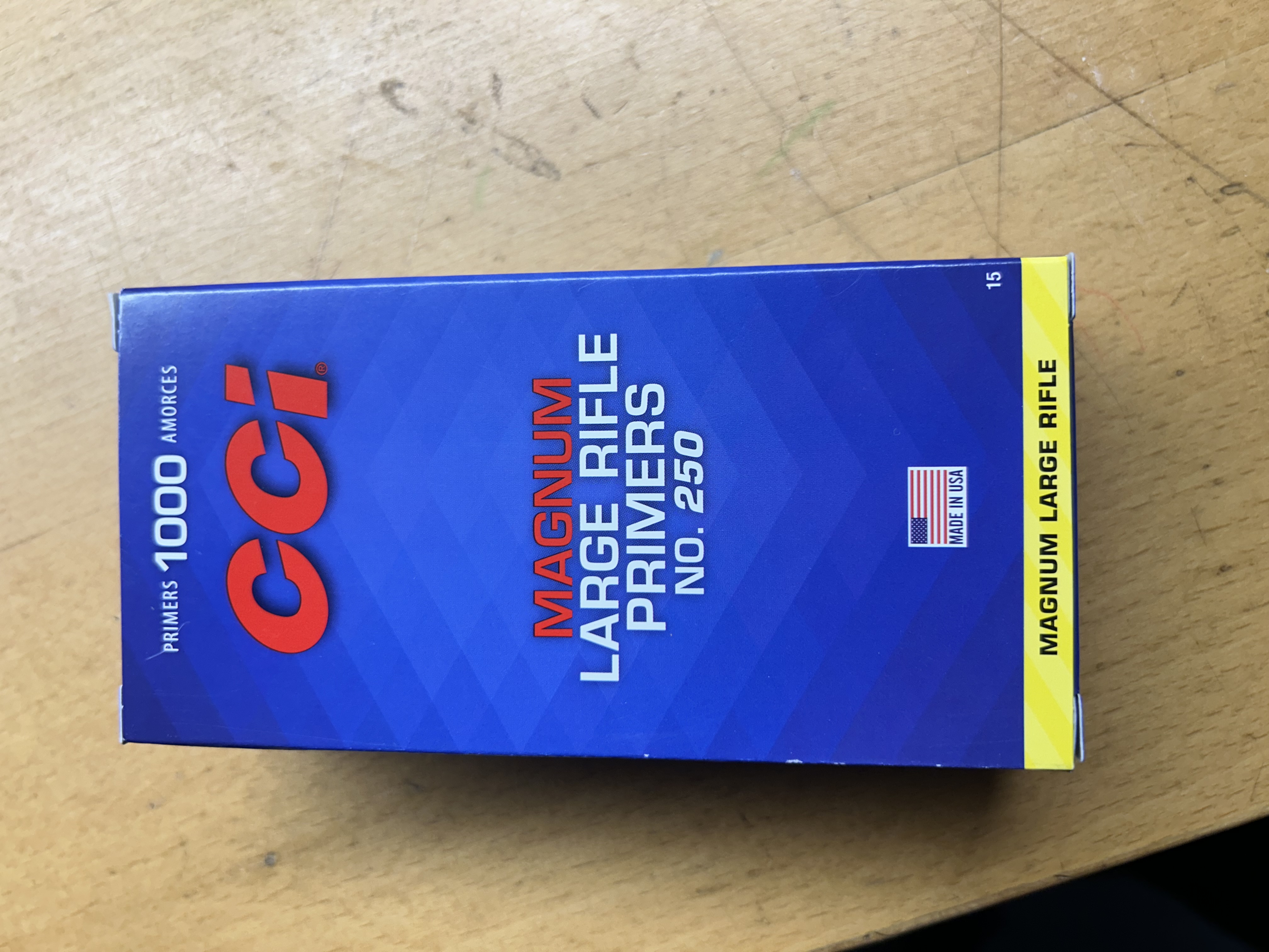 Photo of CCI 250 Magnum primers 