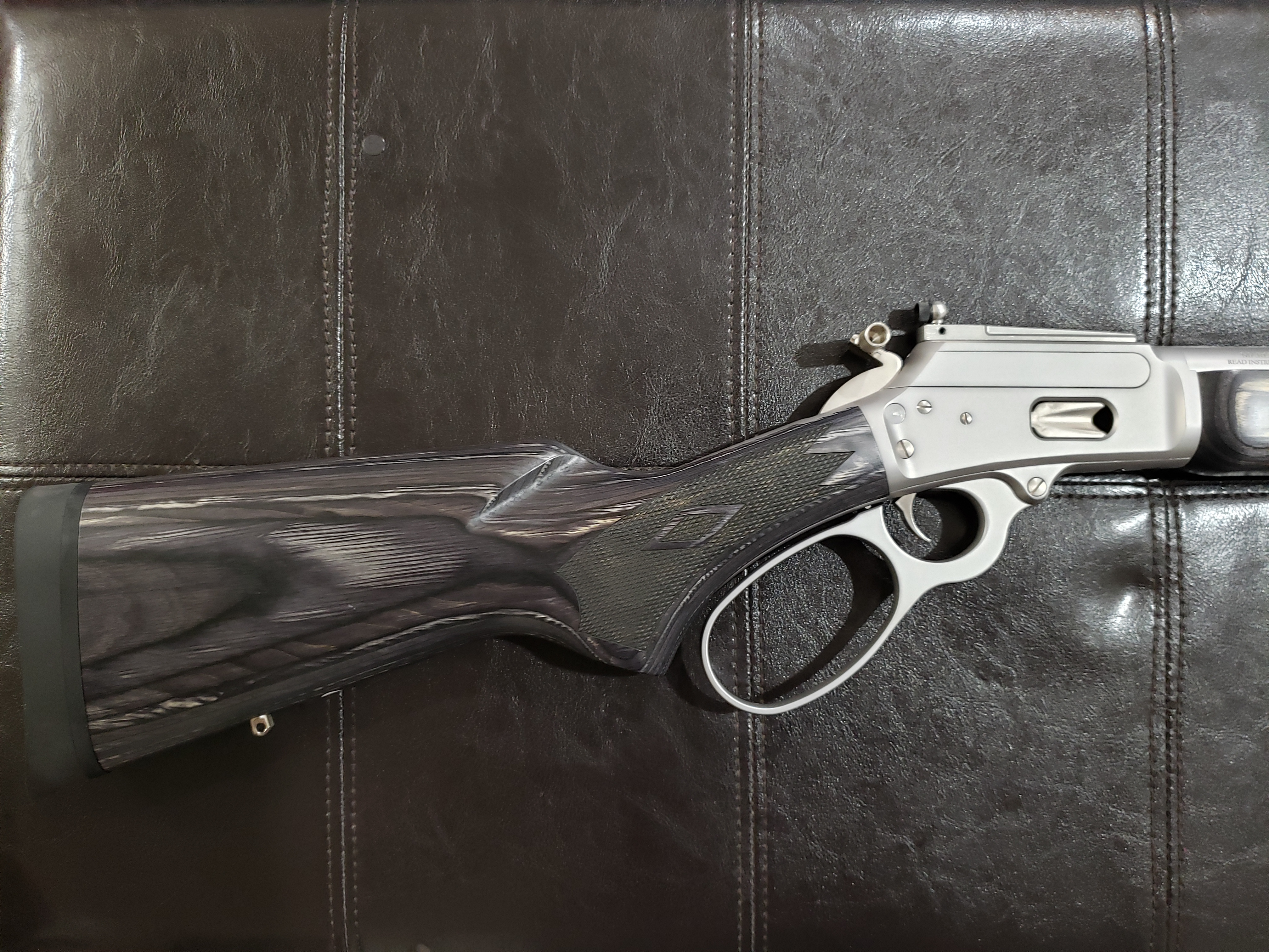 Photo of *Ruger* Marlin Model 1894 Trapper (Stainless / Laminate) .44 Rem. Mag. Lever-Action Rifle (w/ RPP Safety Delete)