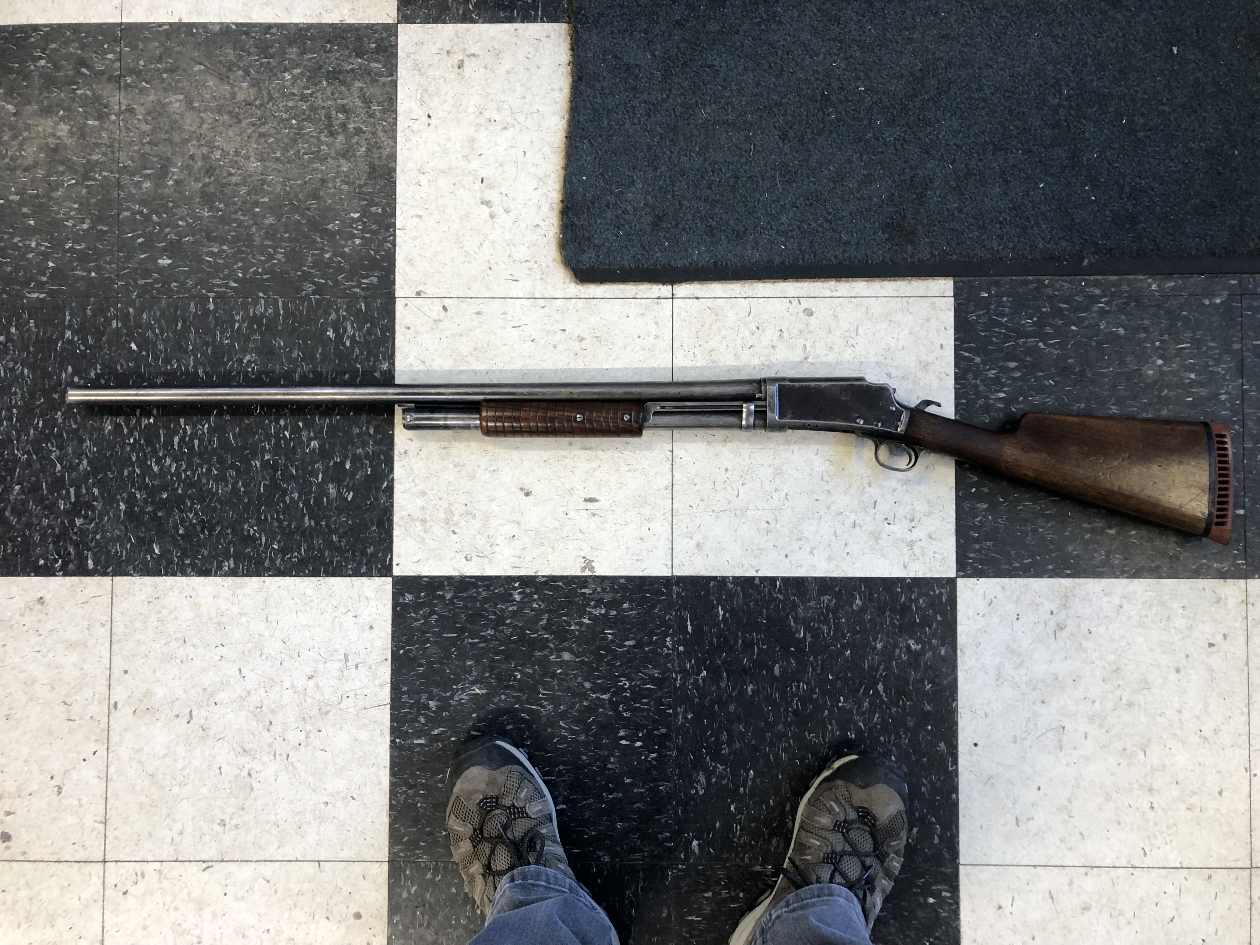 Photo of WW1 erra 12g Pump hammer gun