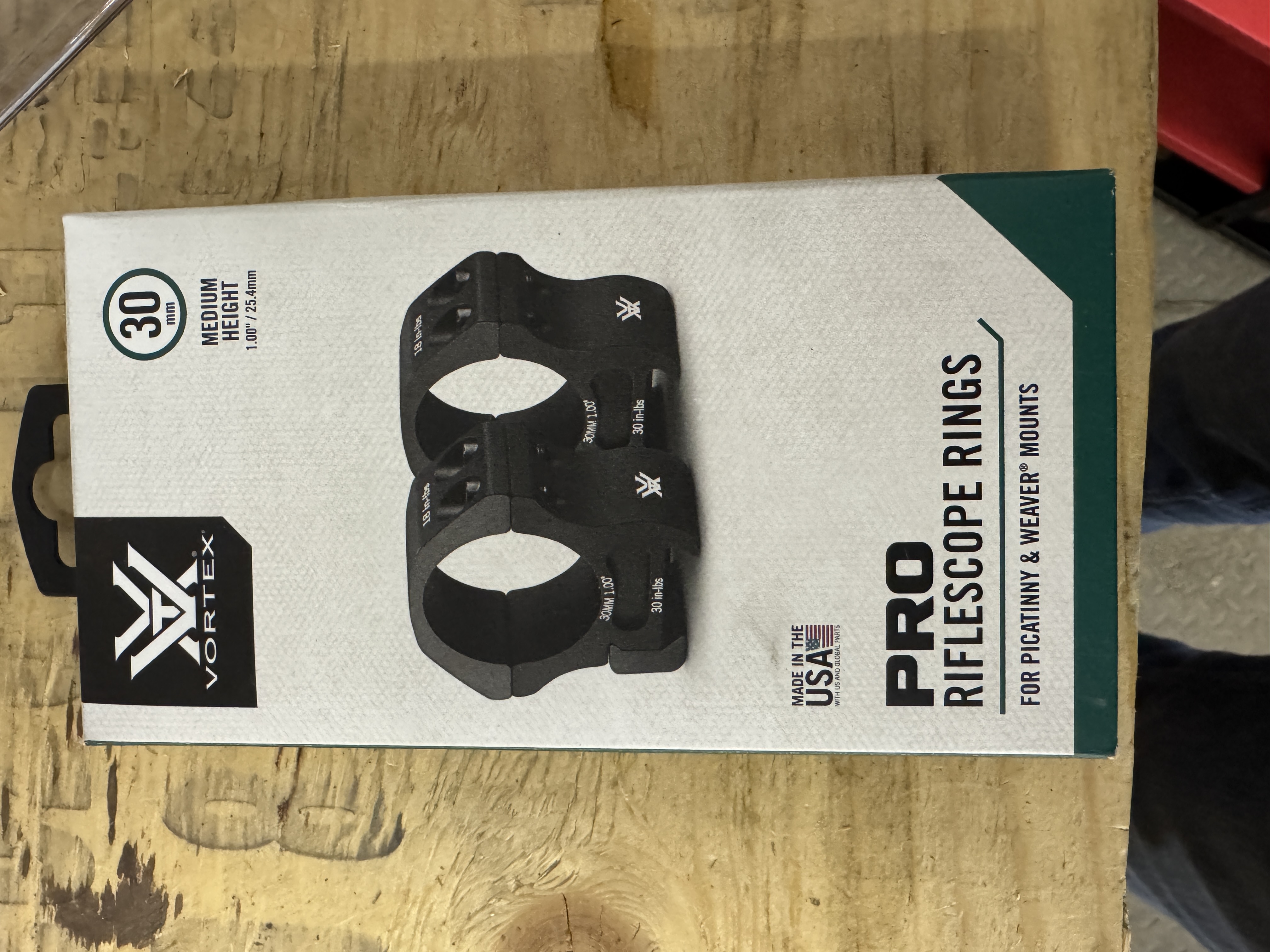 Photo of New in box Medium Height Vortex Pro Riflescope Rings