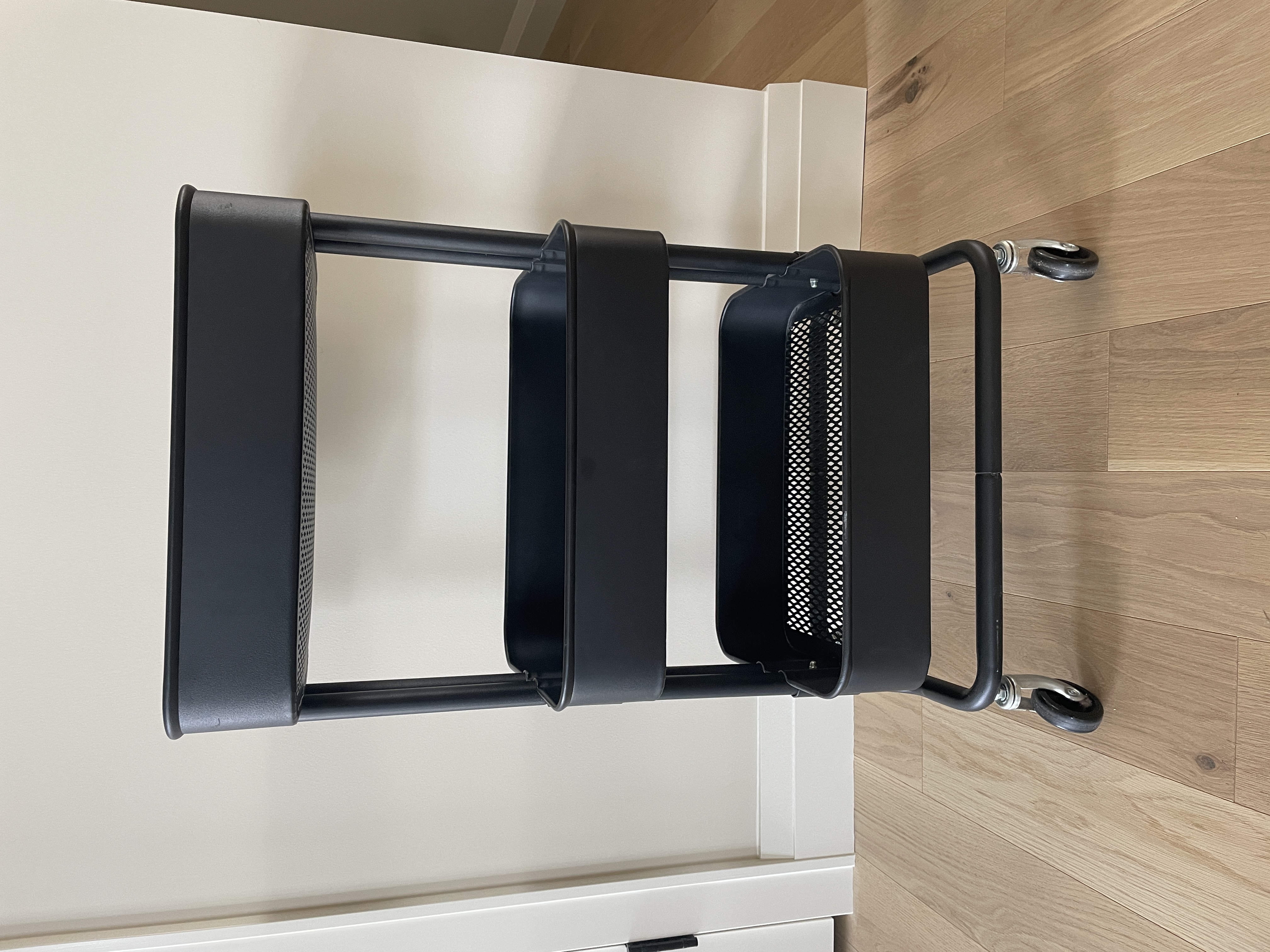 Photo of Black rolling cart