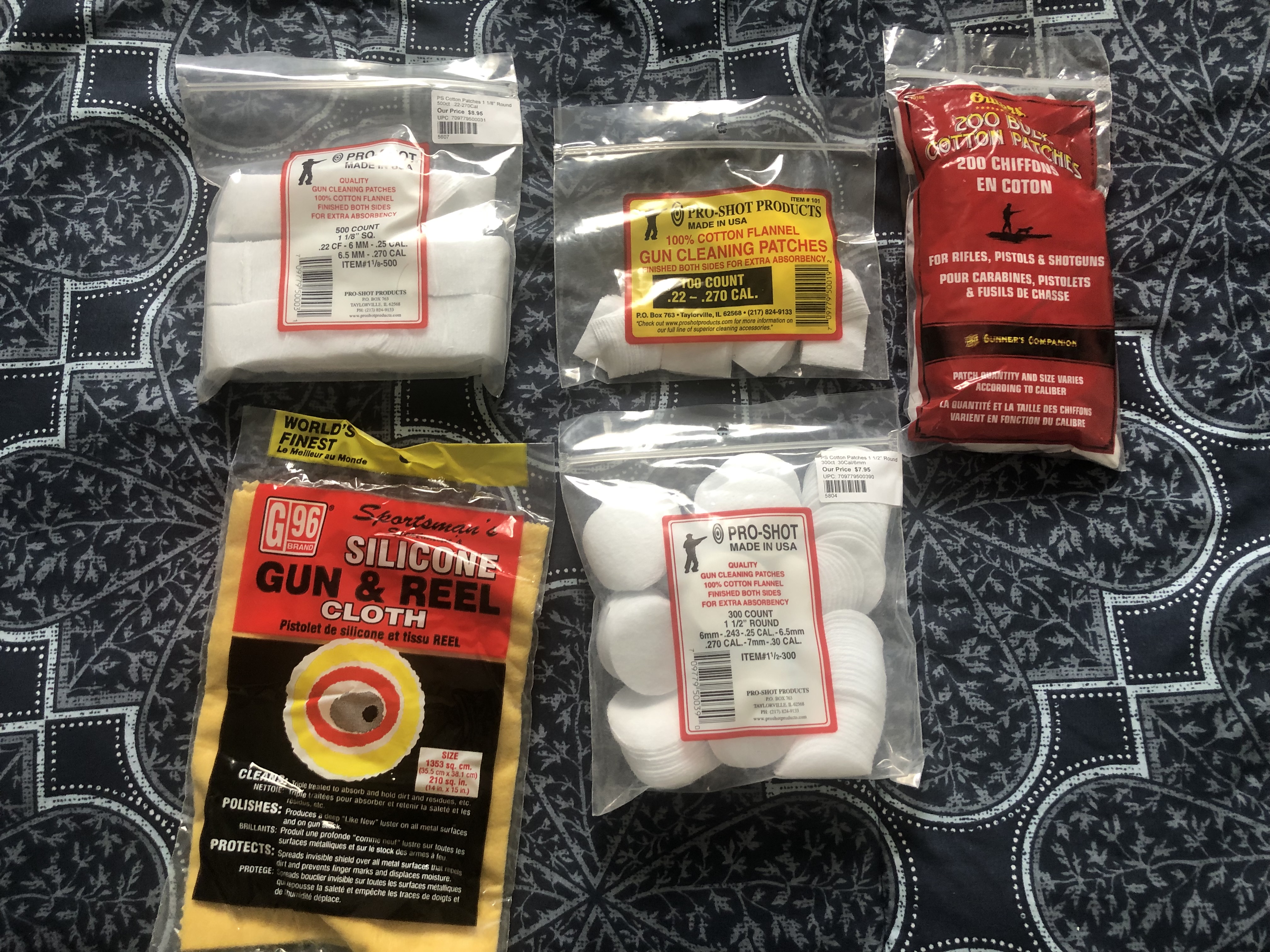 Photo of Various Gun cleaning supplies