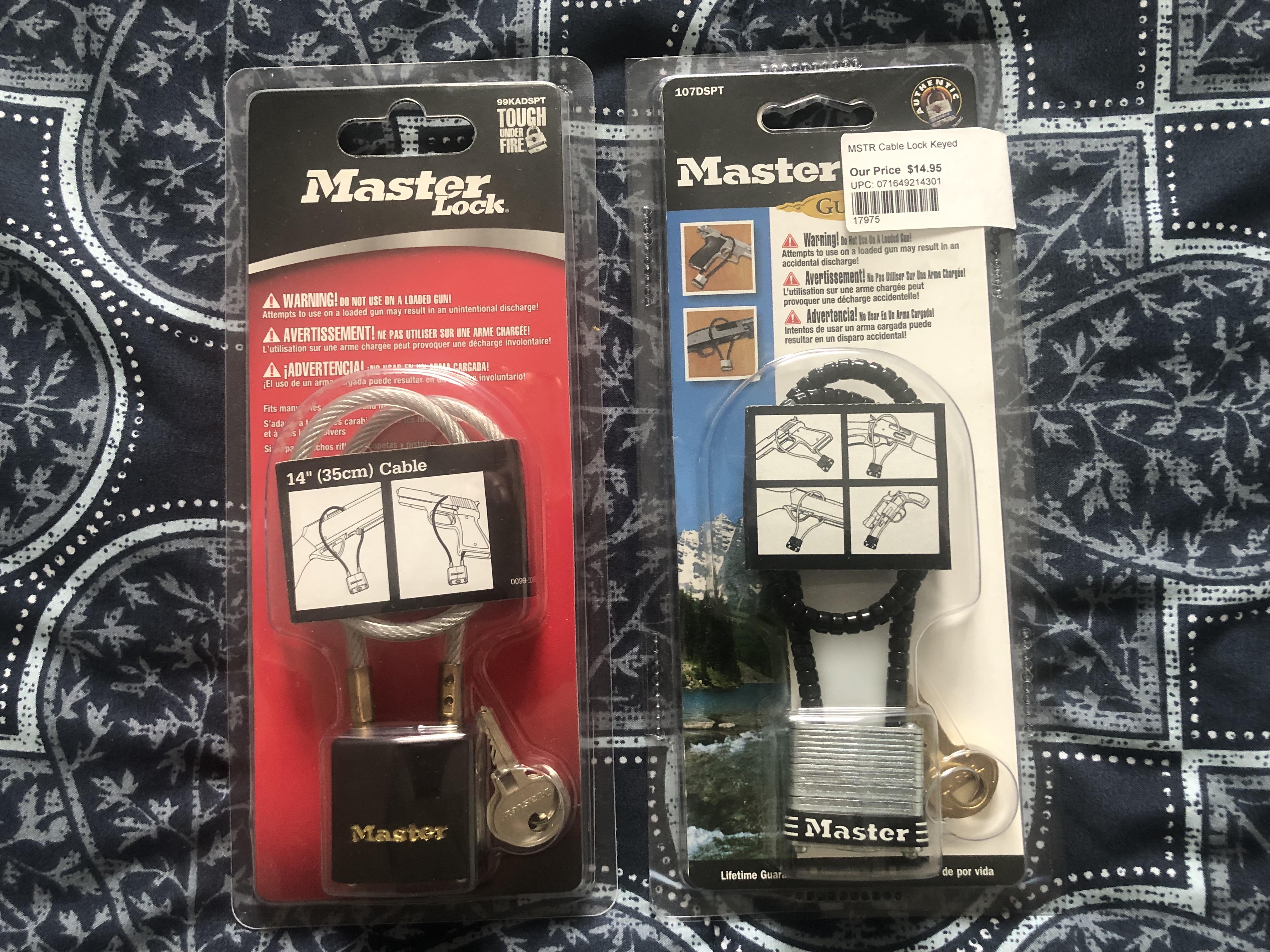 Photo of Master Gun locks brand new in package