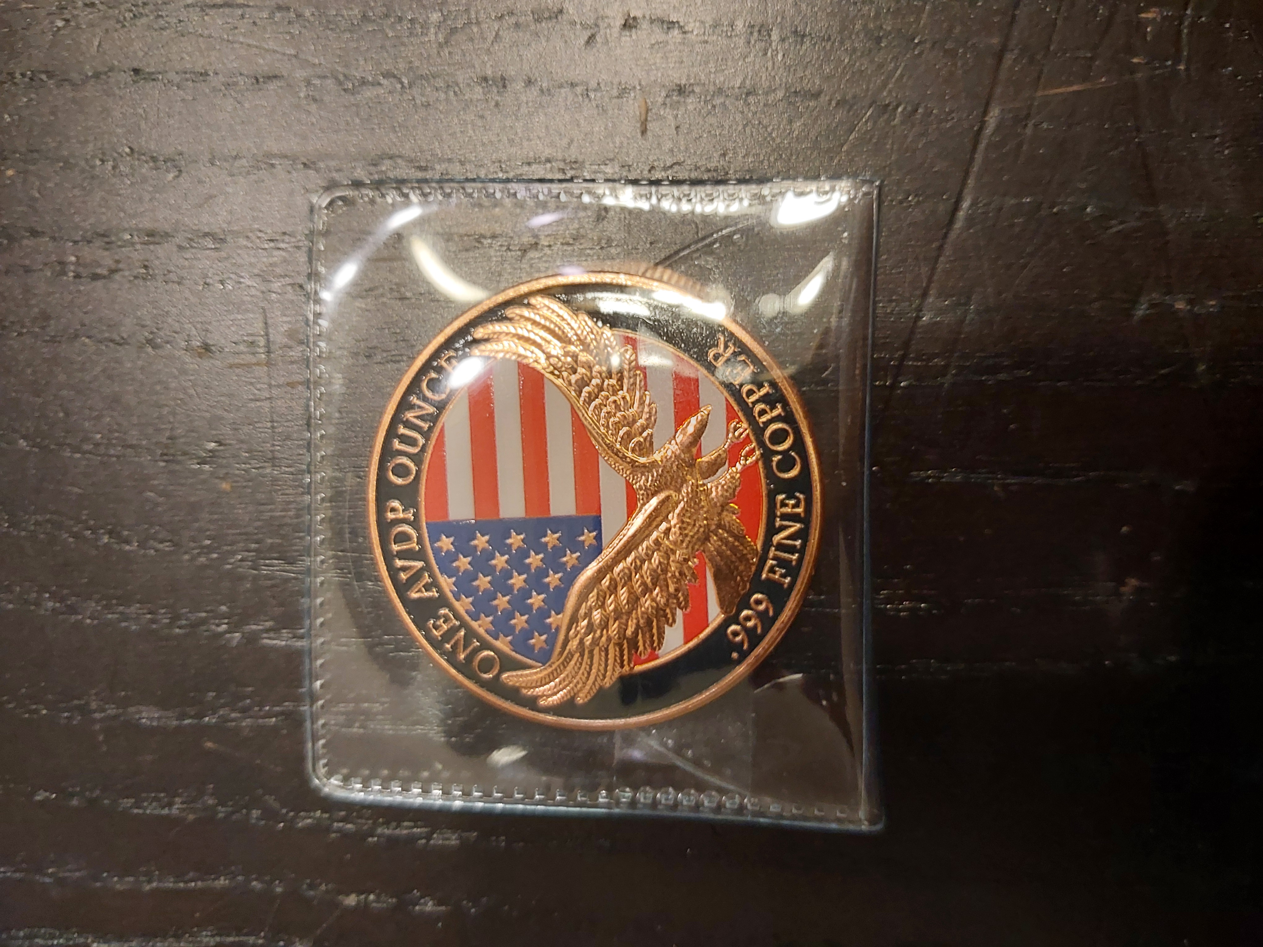 Photo of 1oz Copper coin