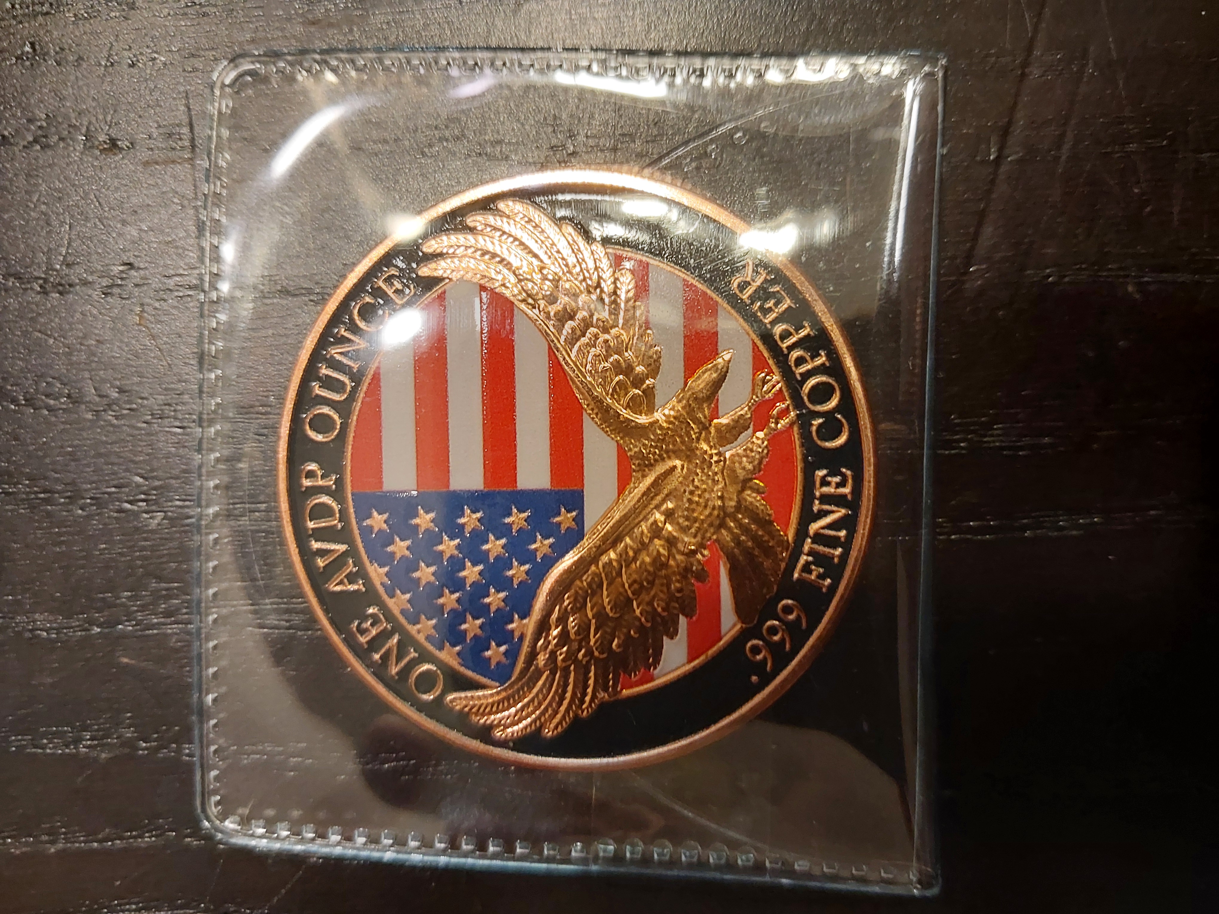 Photo of 1oz Copper coin