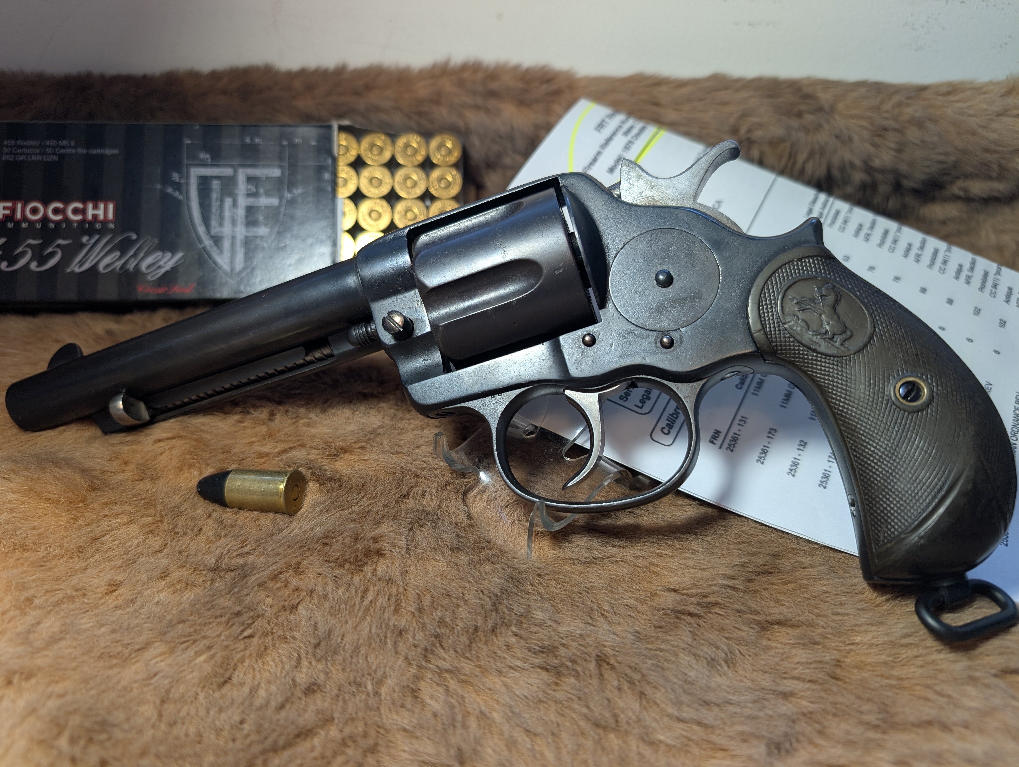 Photo of Antique shiny BLACK BEAUTY Colt 1878 Frontier Revolver in .476/.455 Webley